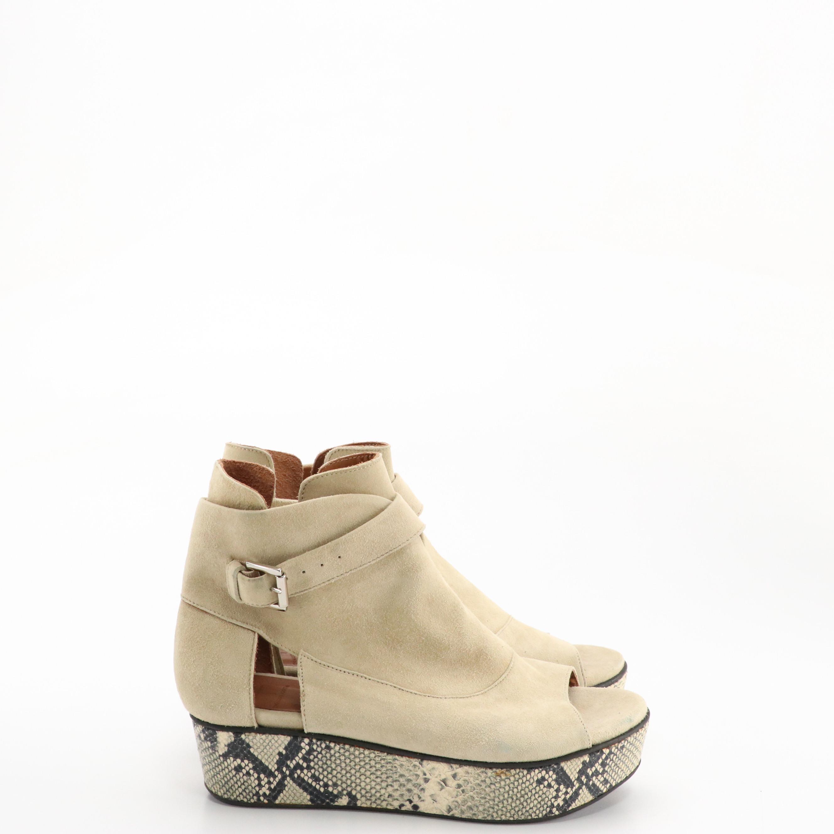 Rachel Zoe Lace-Up Tassel Pumps, Thakoon Addition Suede/Snakeskin Platform Shoes