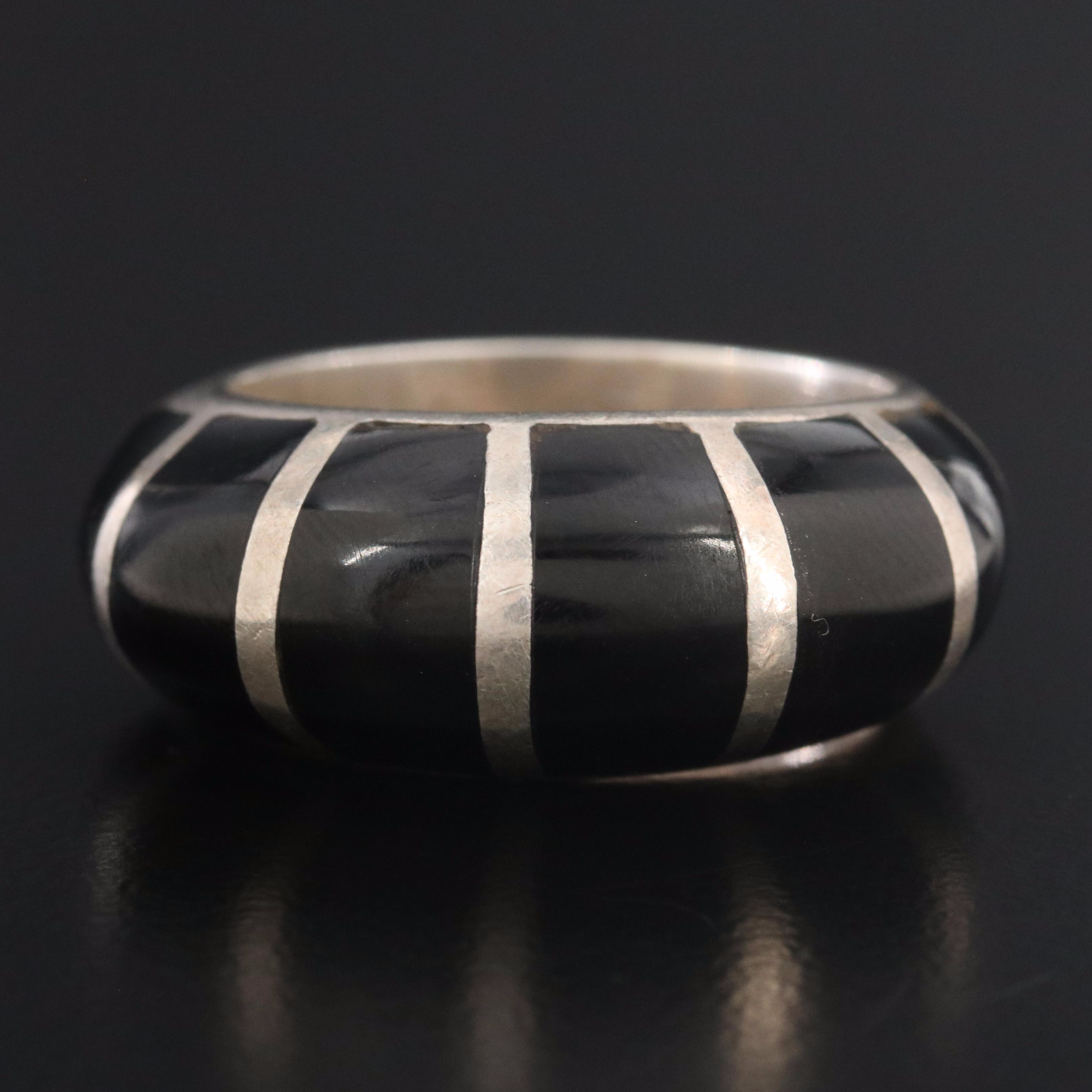 Sterling Inlay Ring
