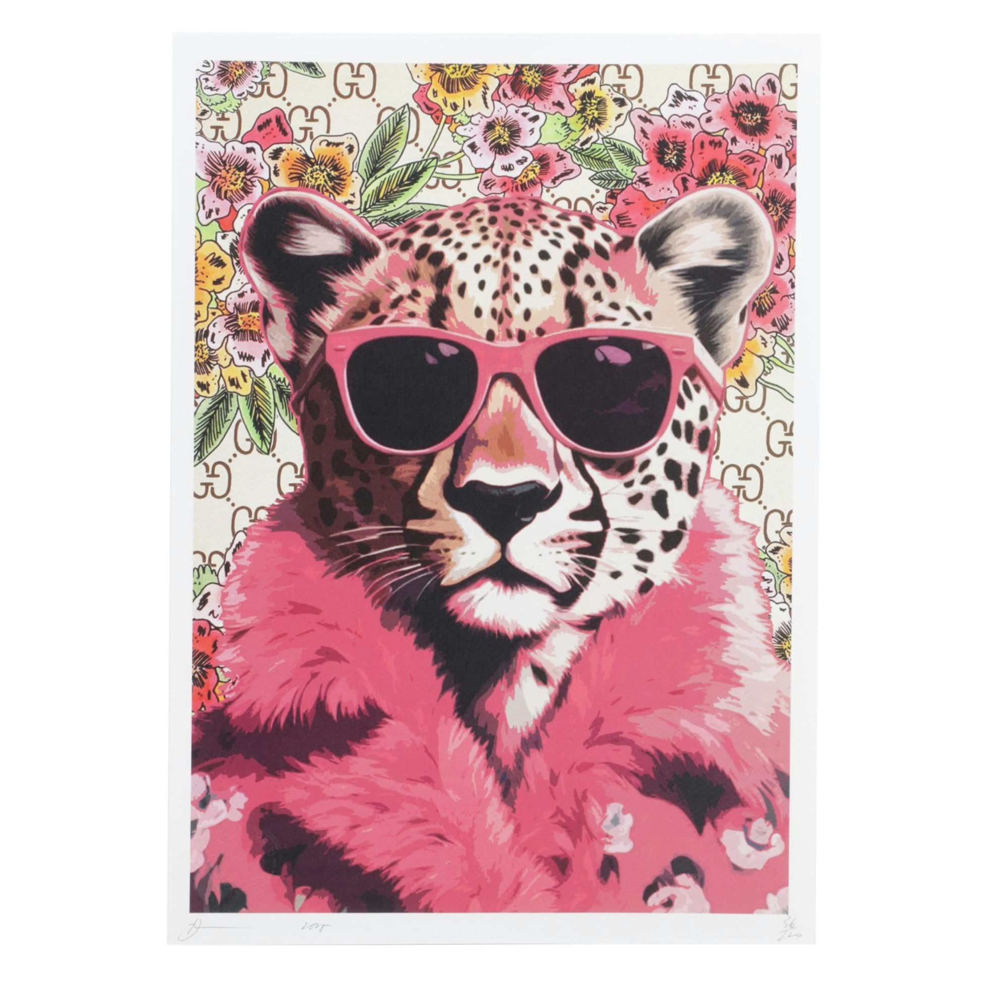Death NYC Pop Art Graphic Print Featuring Gucci x Cheetah, 2025