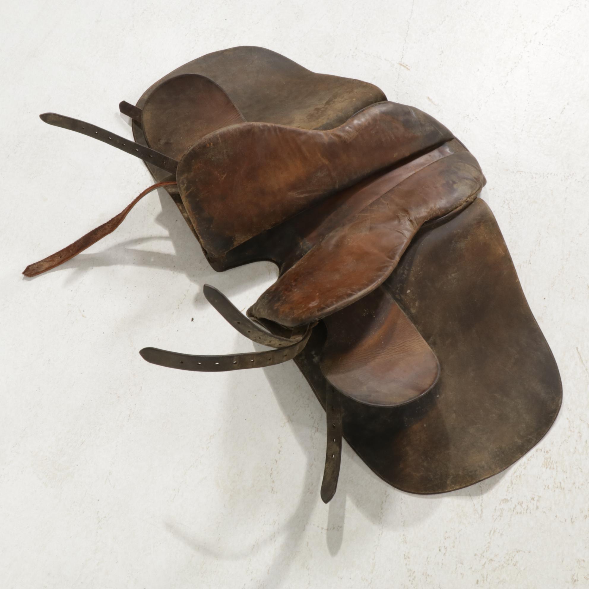 Crosby "Lane Fox" Leather English Cutback Saddle