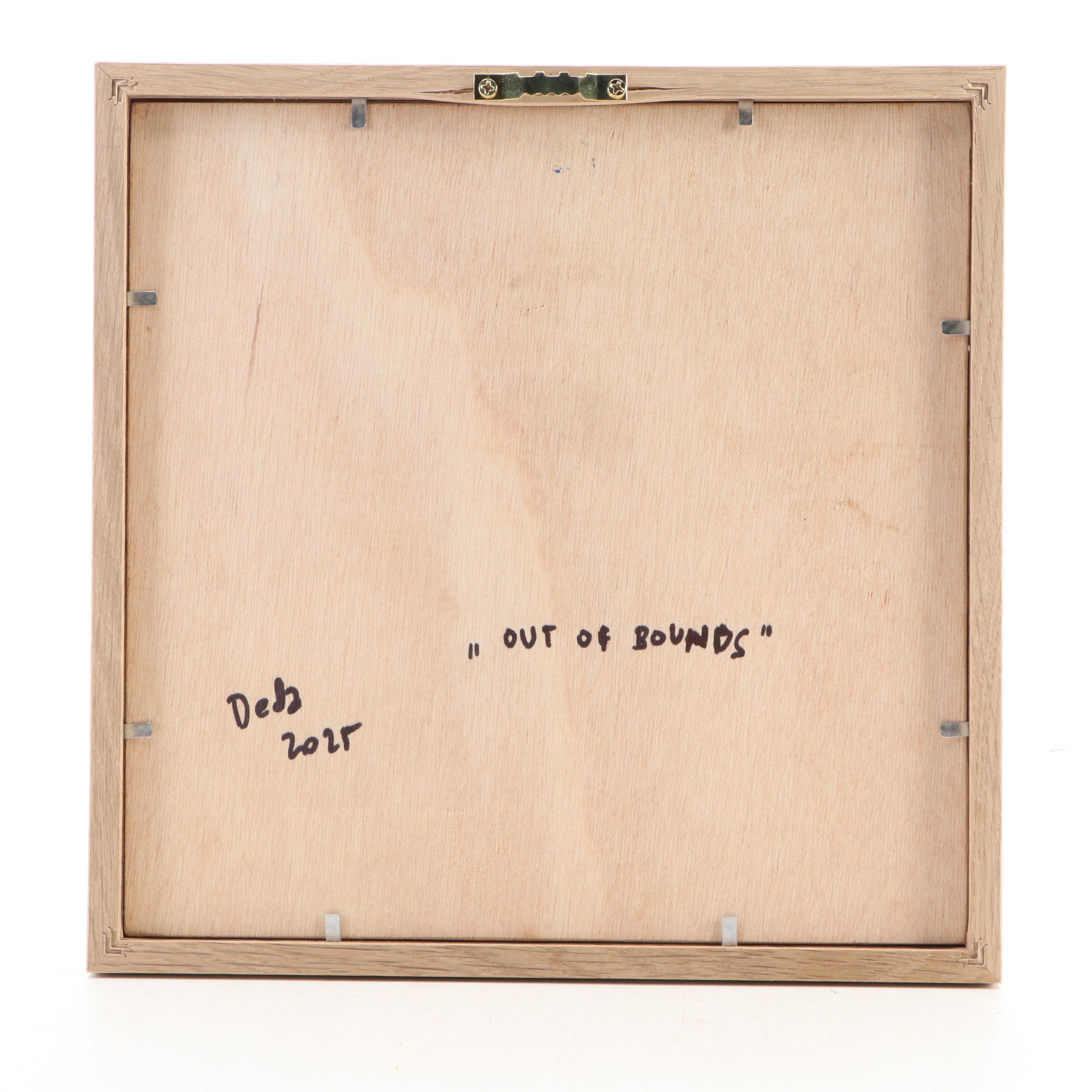 Adam Deda Bird Portrait Oil Painting "Out of Bounds," 2025