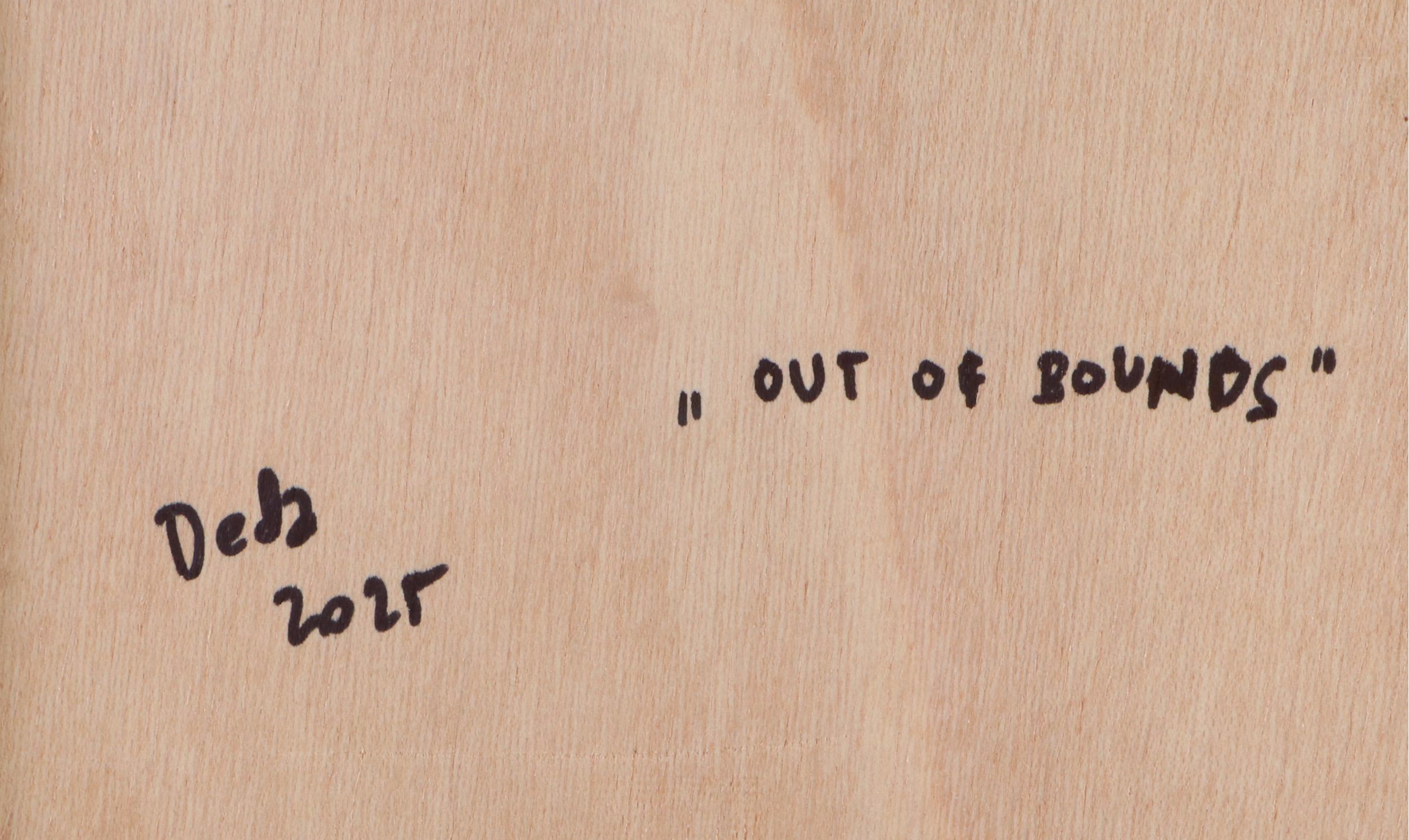 Adam Deda Bird Portrait Oil Painting "Out of Bounds," 2025