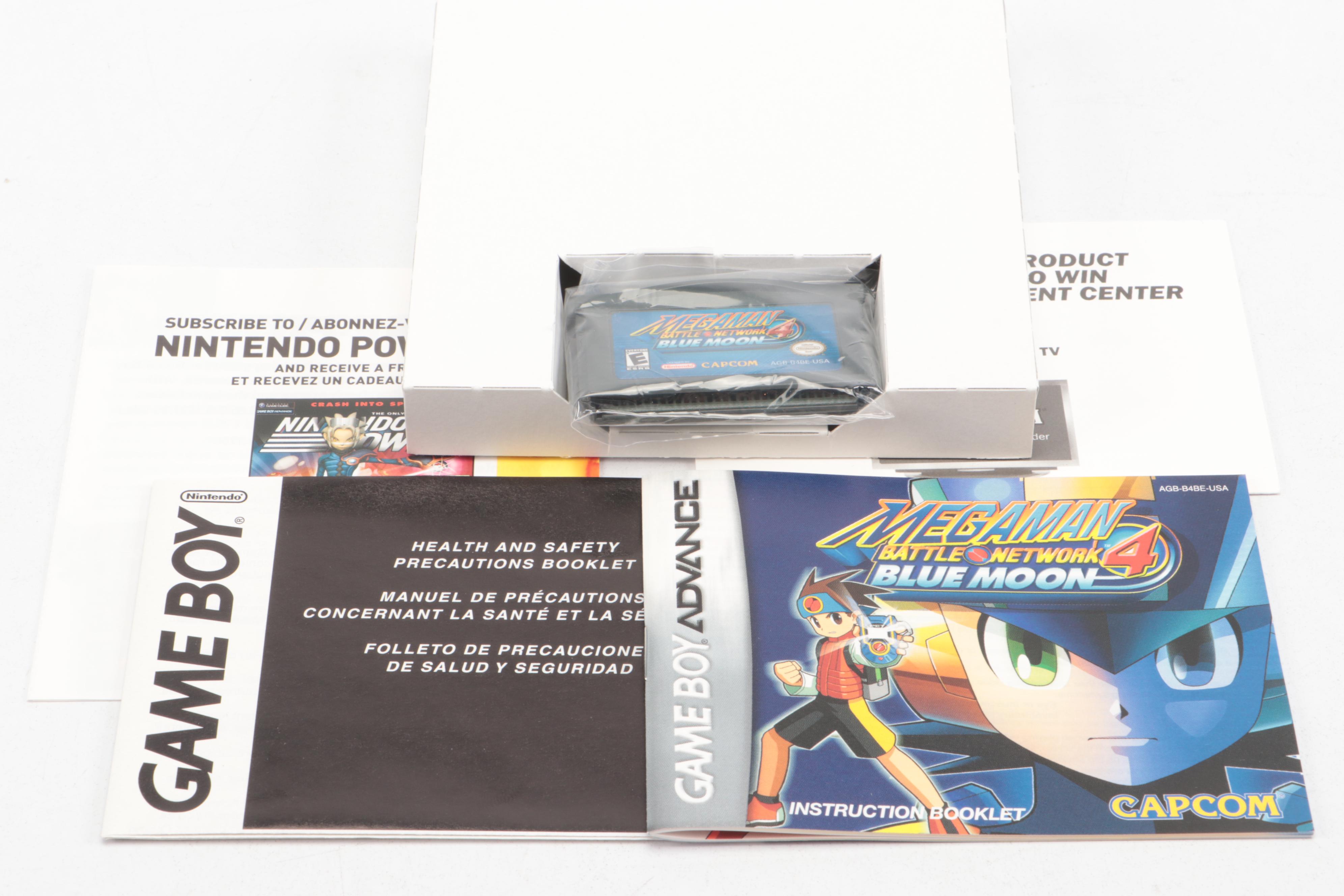 Mega Man Battle Network 3 and Battle Network 4 GBA Video Games, Complete in Box