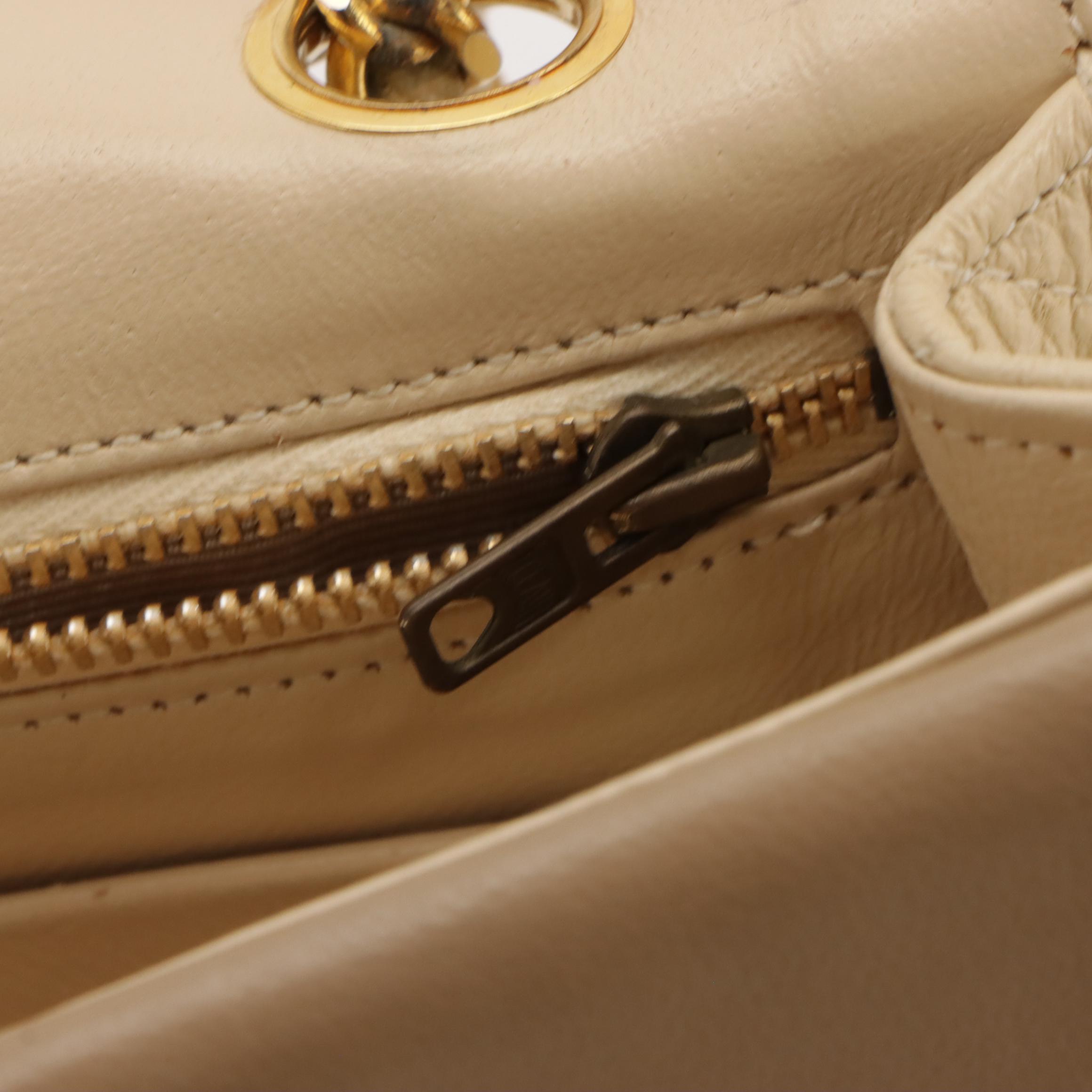 Chanel Double Flap Shoulder Bag in Bicolor Diamond Stitched Lambskin Leather