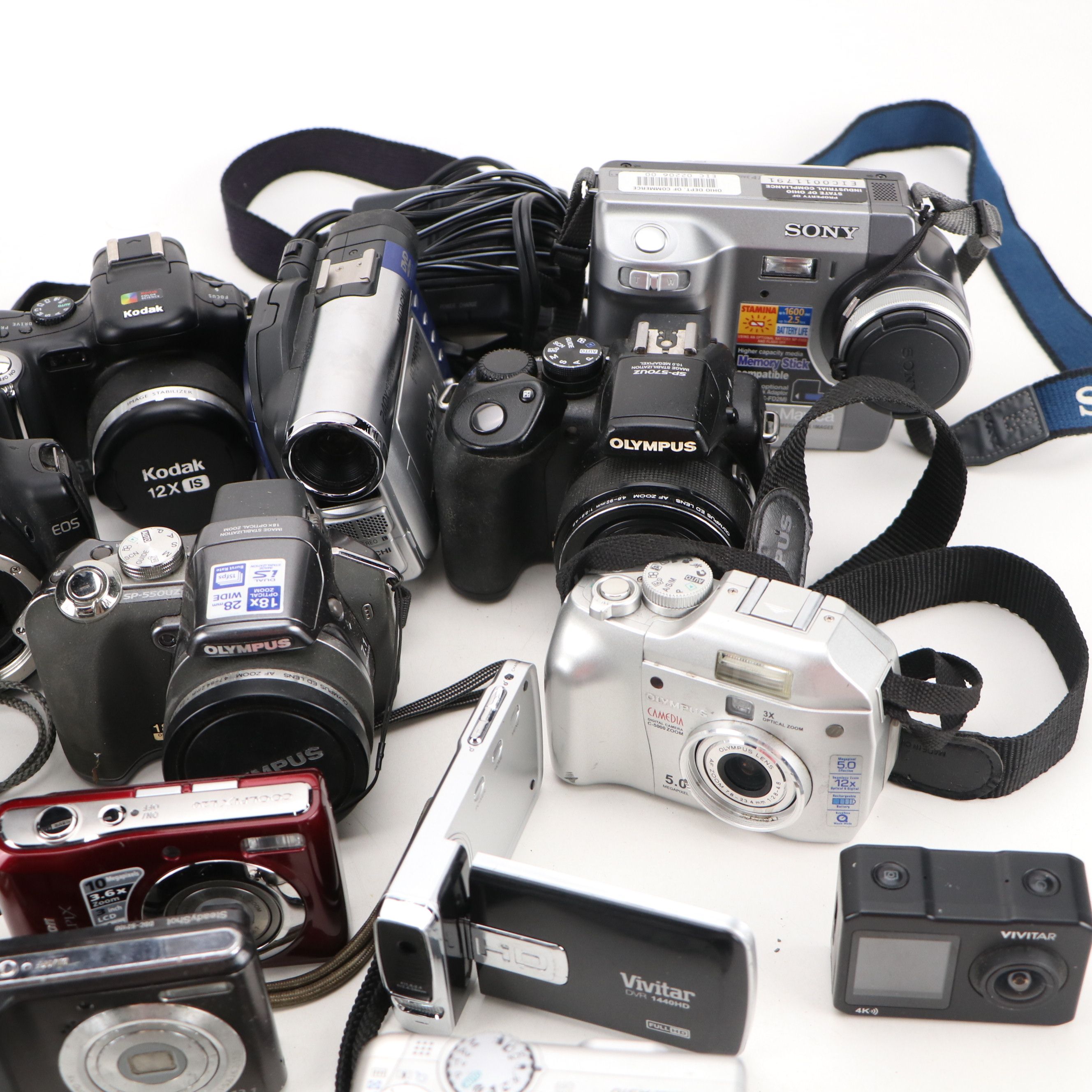 Sony Digital Mavica, Canon Digital Rebel XT, Hitachi DVD Cam, and More Cameras