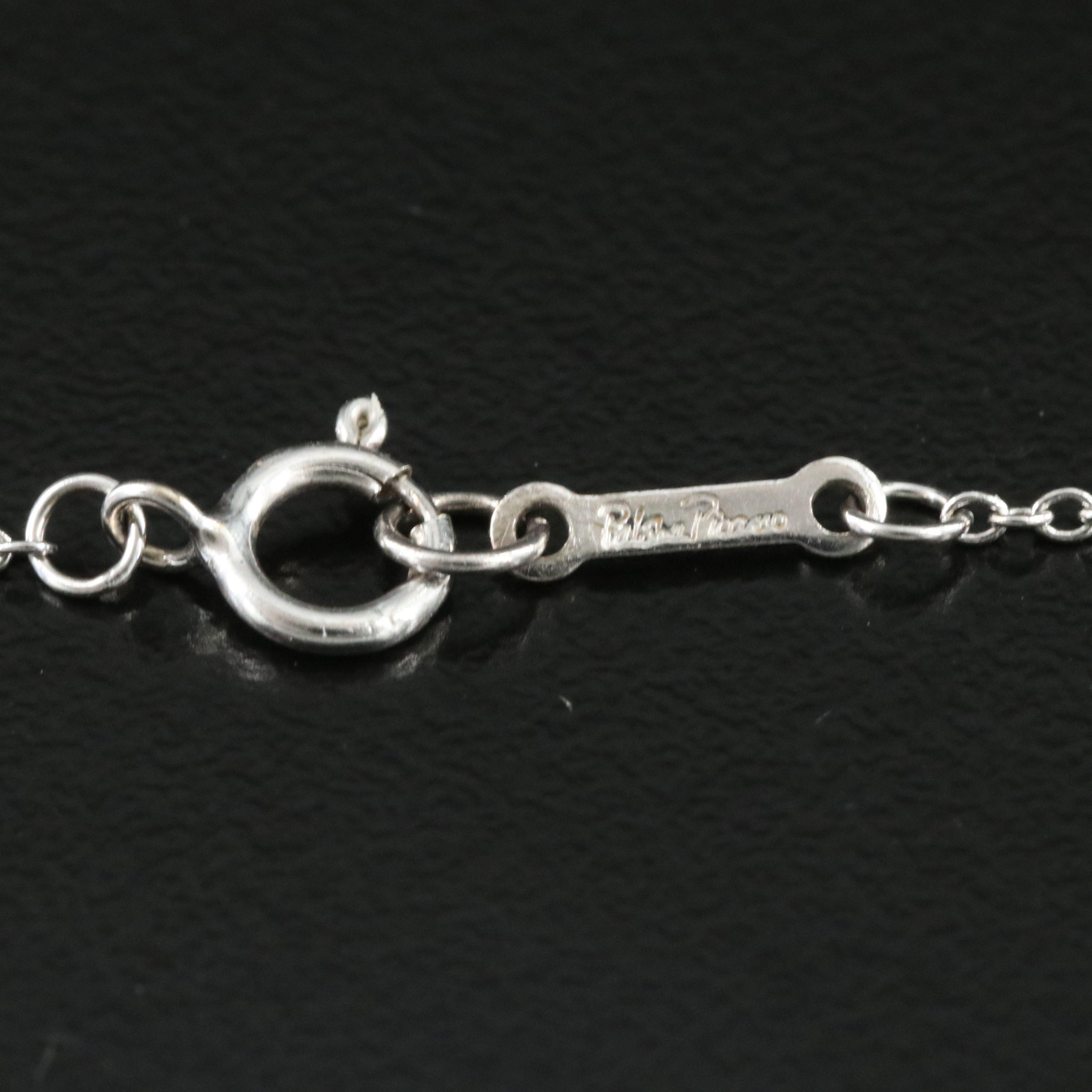 Paloma Picasso for Tiffany & Co. Loving Heart 18K and Diamond Infinity Necklace