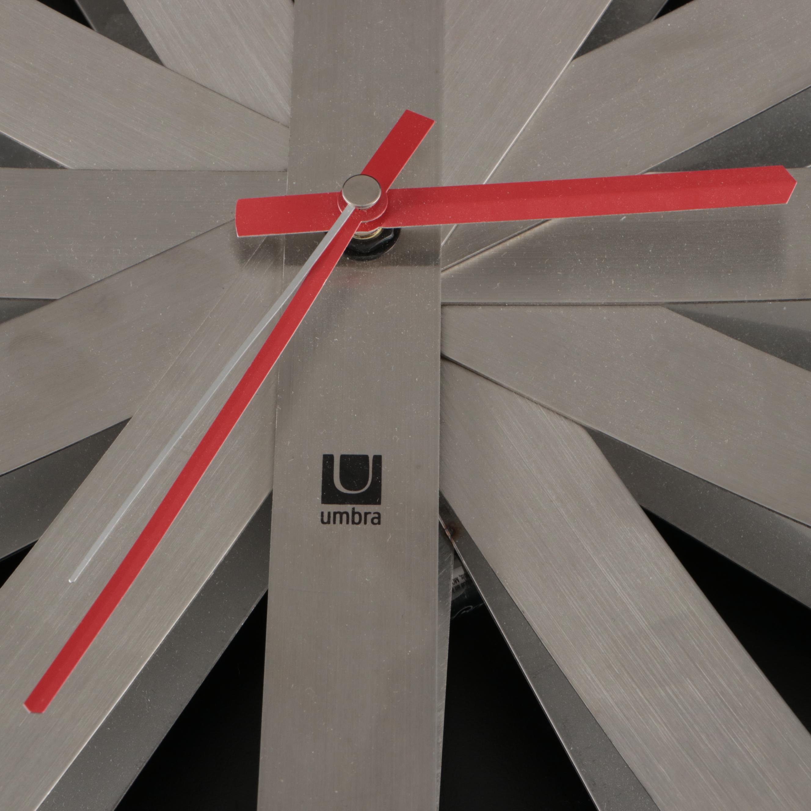 Michelle Ivankovic for Umbra Stainless Steel Wall Clock