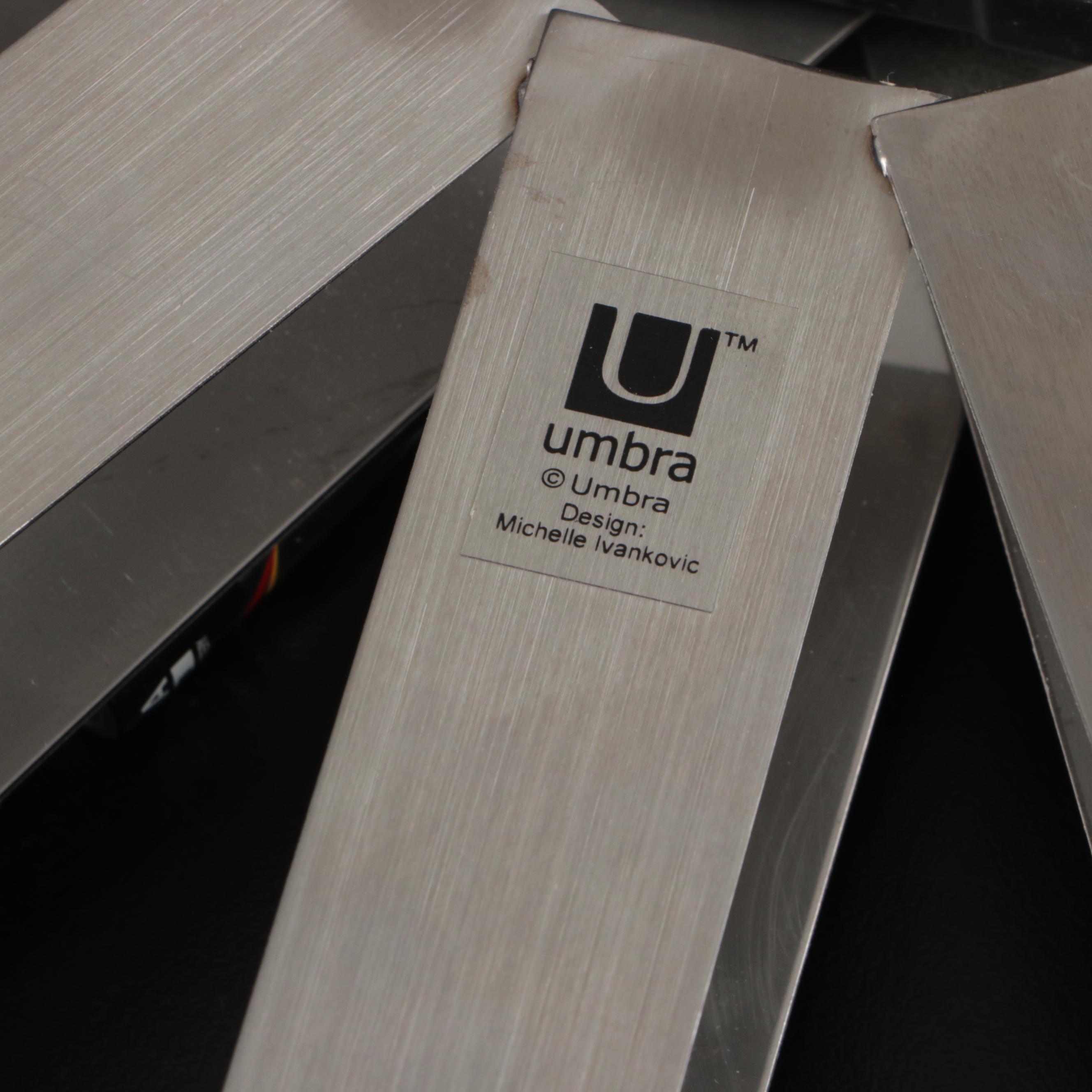 Michelle Ivankovic for Umbra Stainless Steel Wall Clock