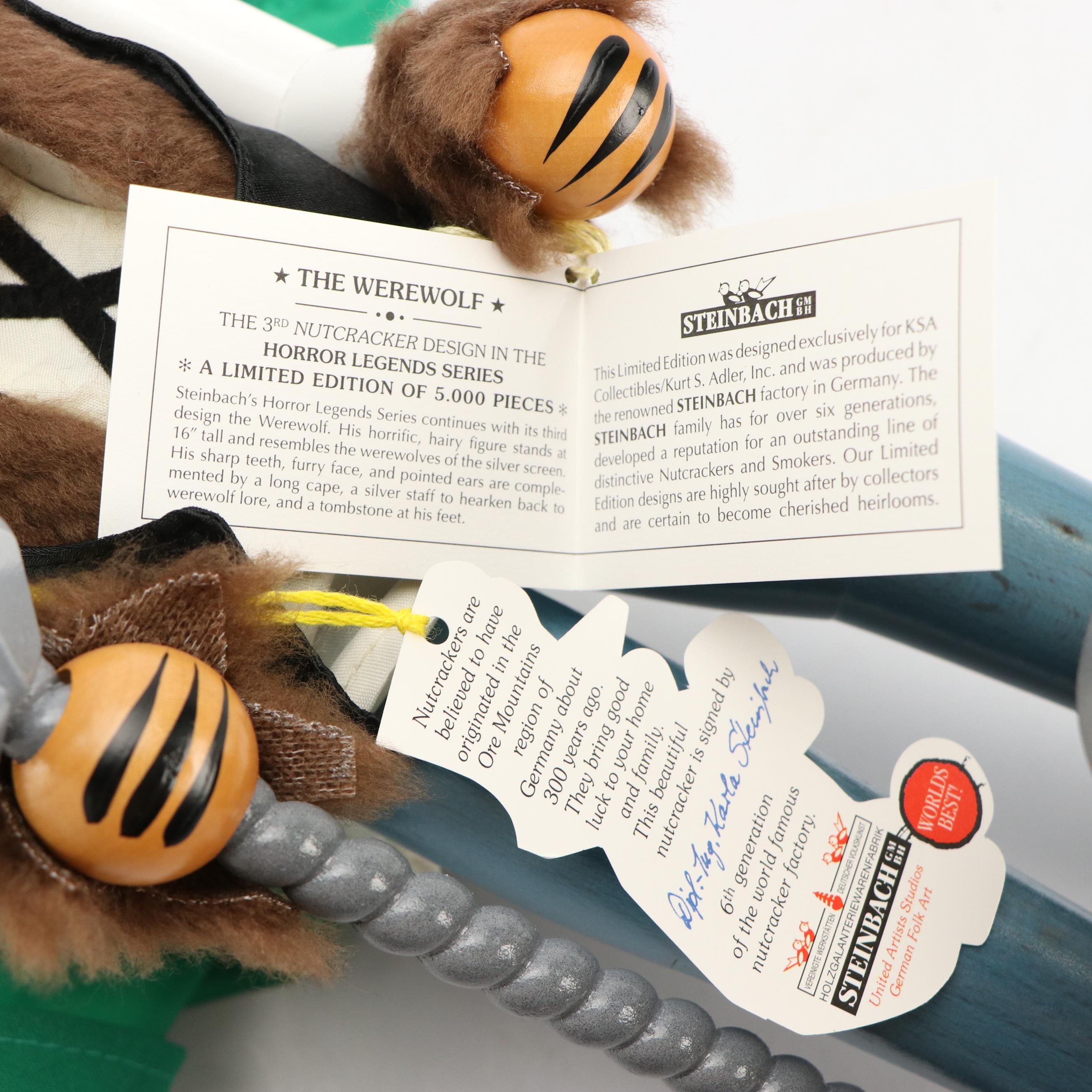 Steinbach "The Werewolf" Wooden Limited Edition Nutcracker