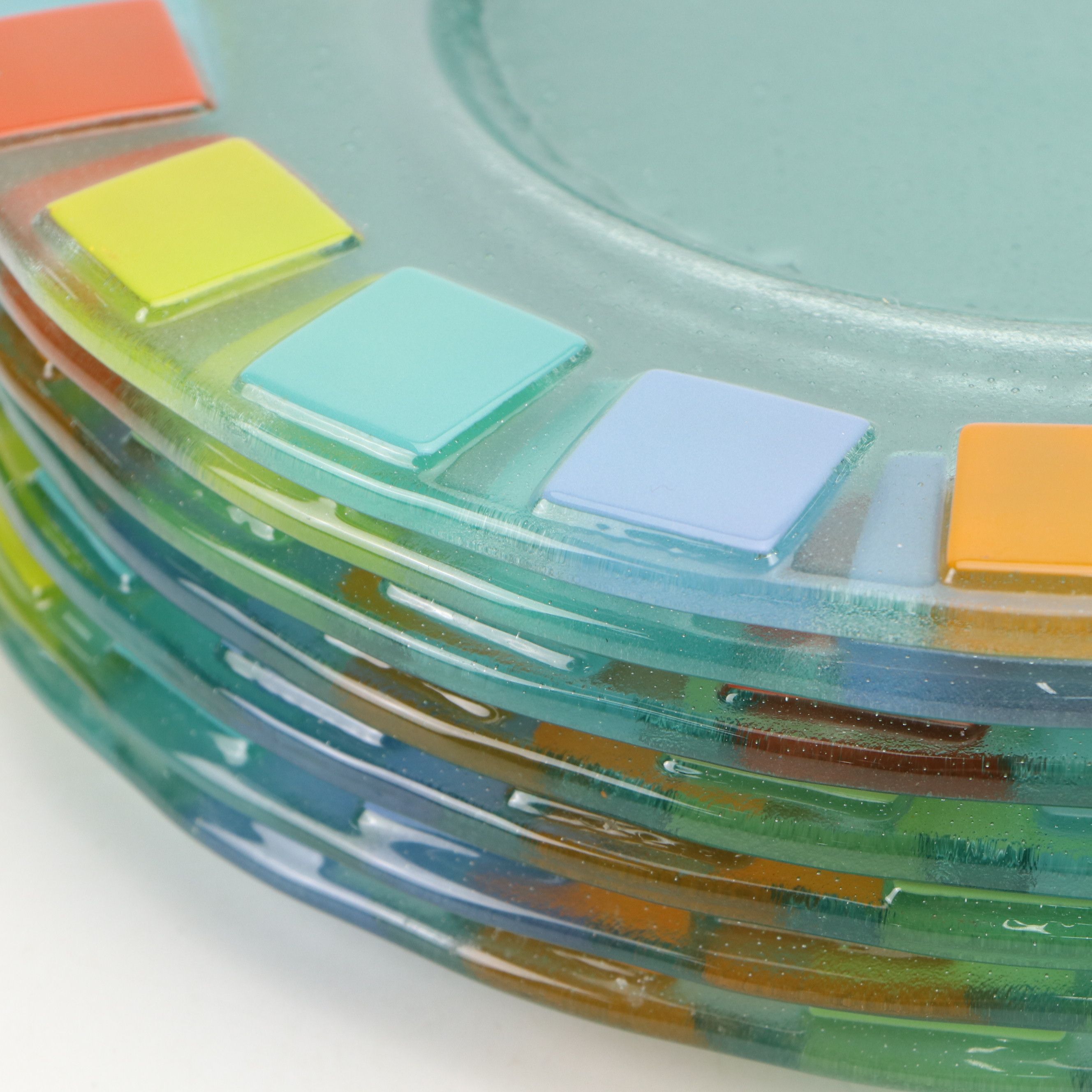 Villeroy & Boch Glass Twist Alea Vitrum Buffet Plates, 1999-2016