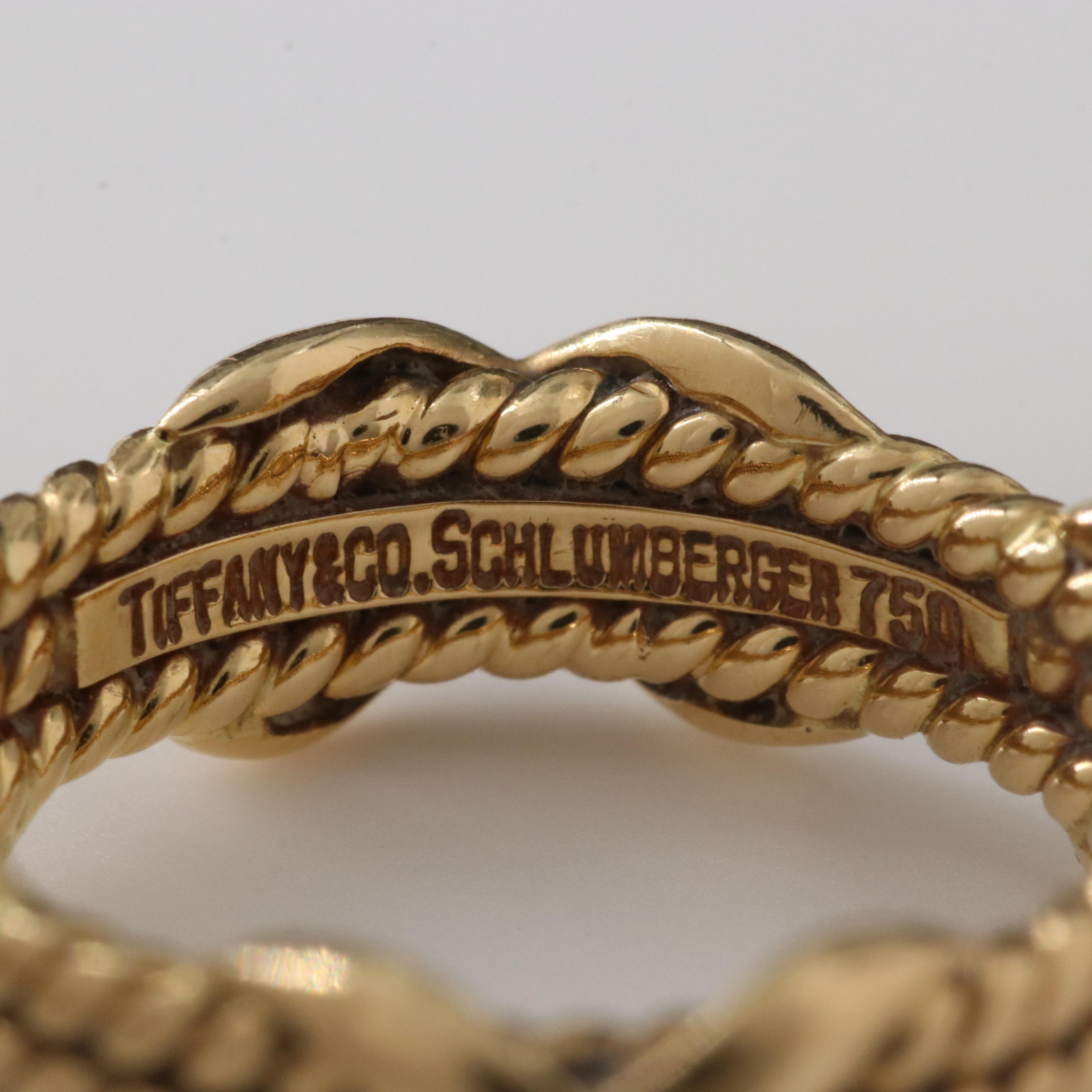 Jean Schlumberger for Tiffany & Co. 18K Triple Row X Ring