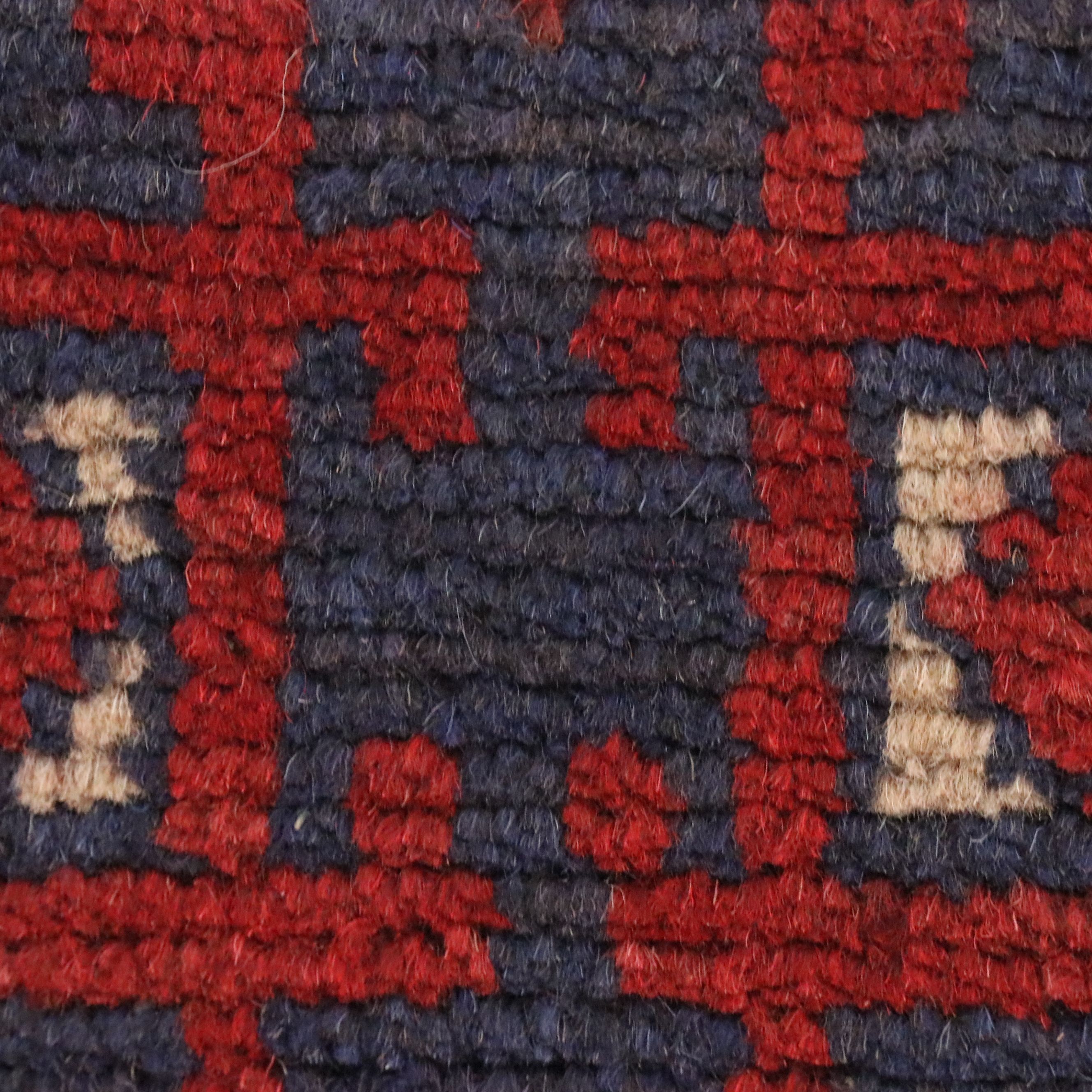 1'11 x 7'5 Handwoven Afghan Mashwani Carpet Runner