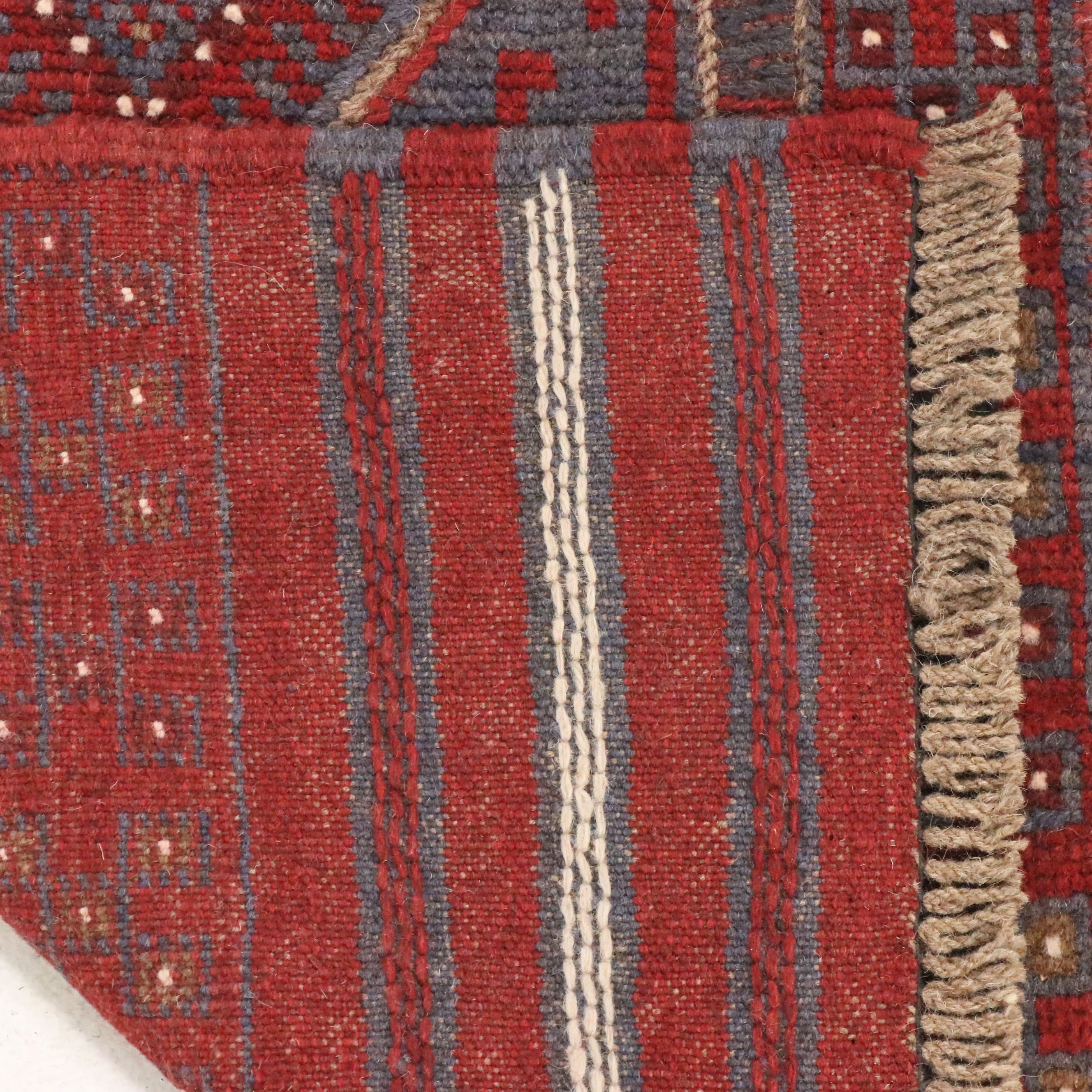 1'11 x 8'3 Handwoven Afghan Mashwani Carpet Runner