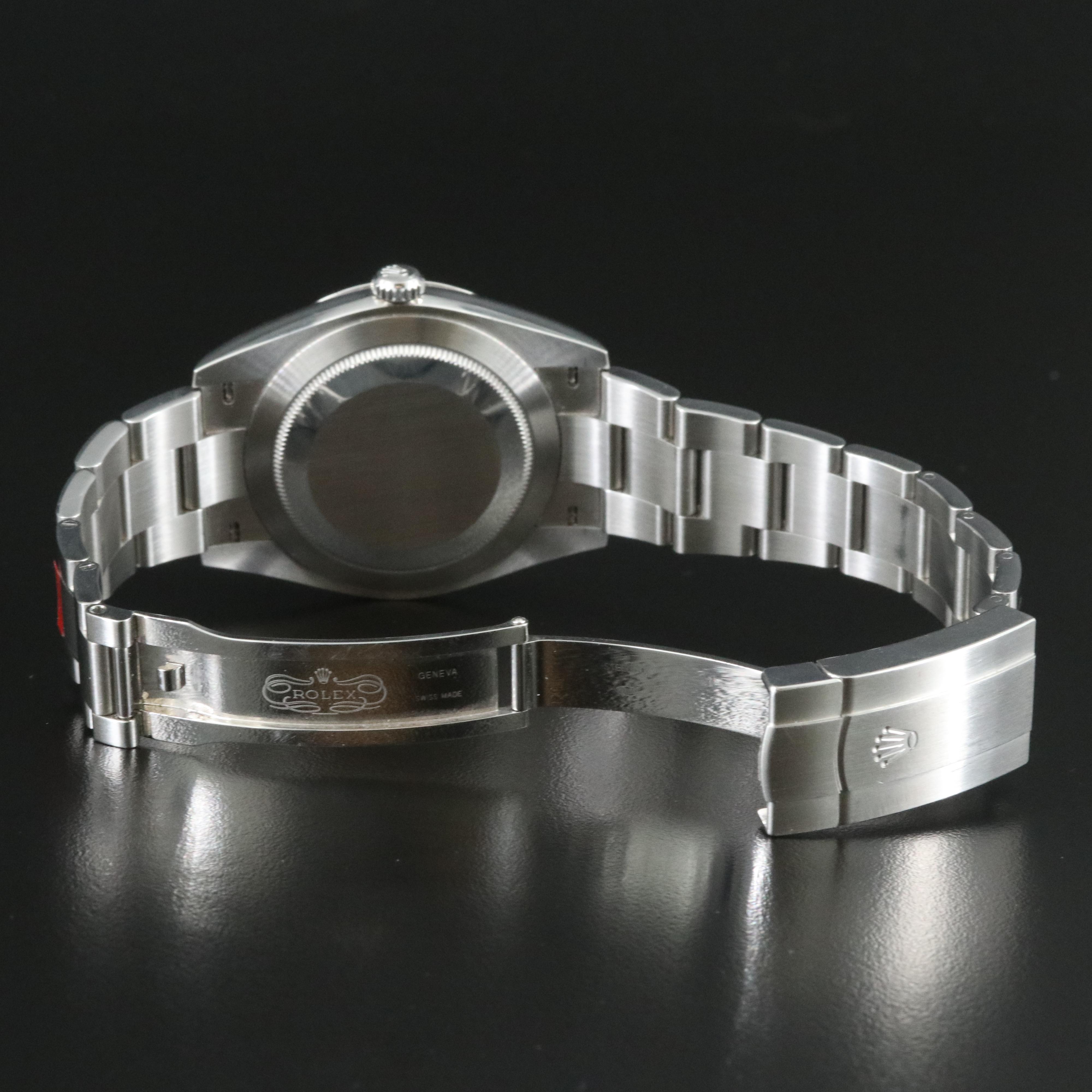 Rolex Oyster Perpetual 124300 Green Dial 41mm Steel Automatic Watch