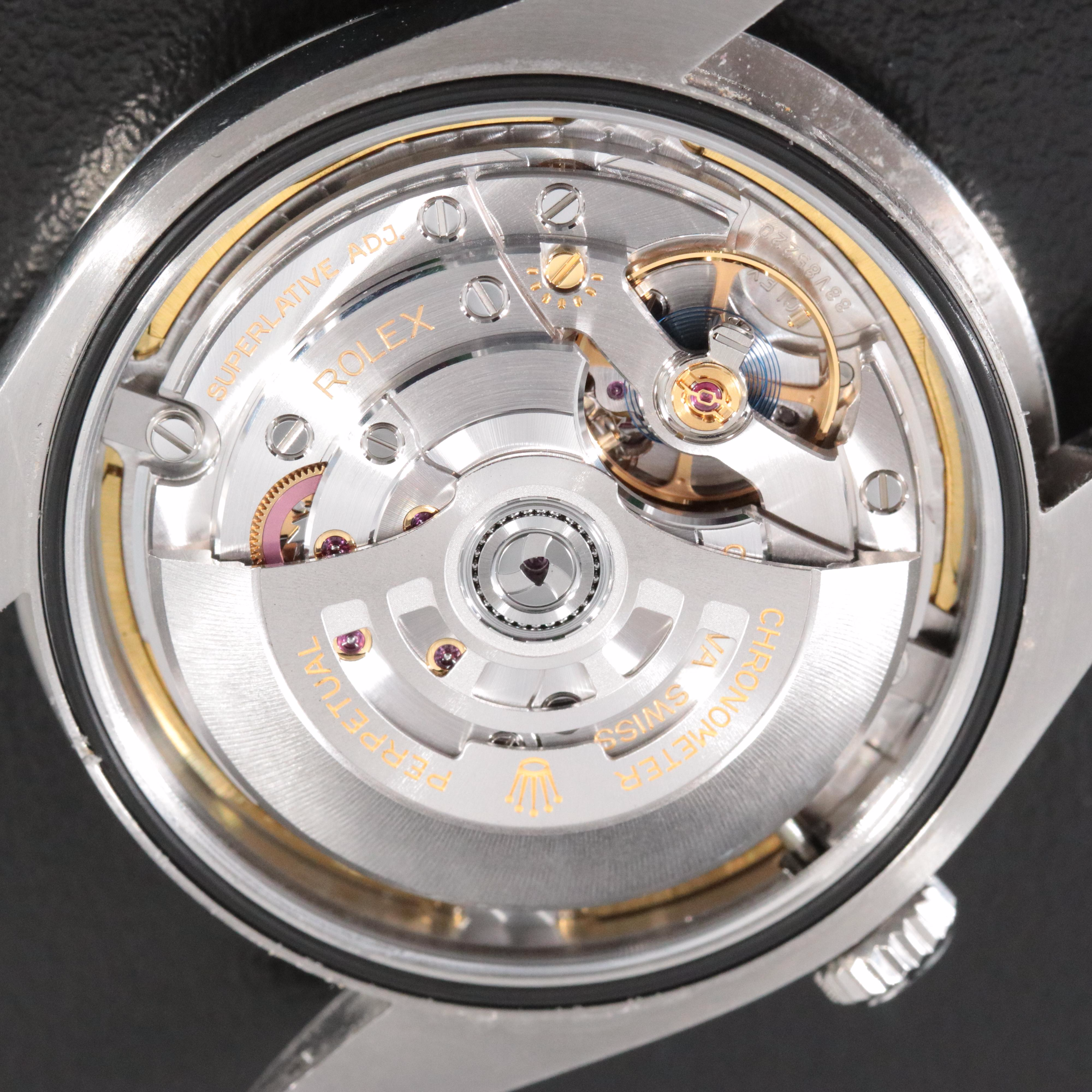 Rolex Oyster Perpetual 124300 Green Dial 41mm Steel Automatic Watch