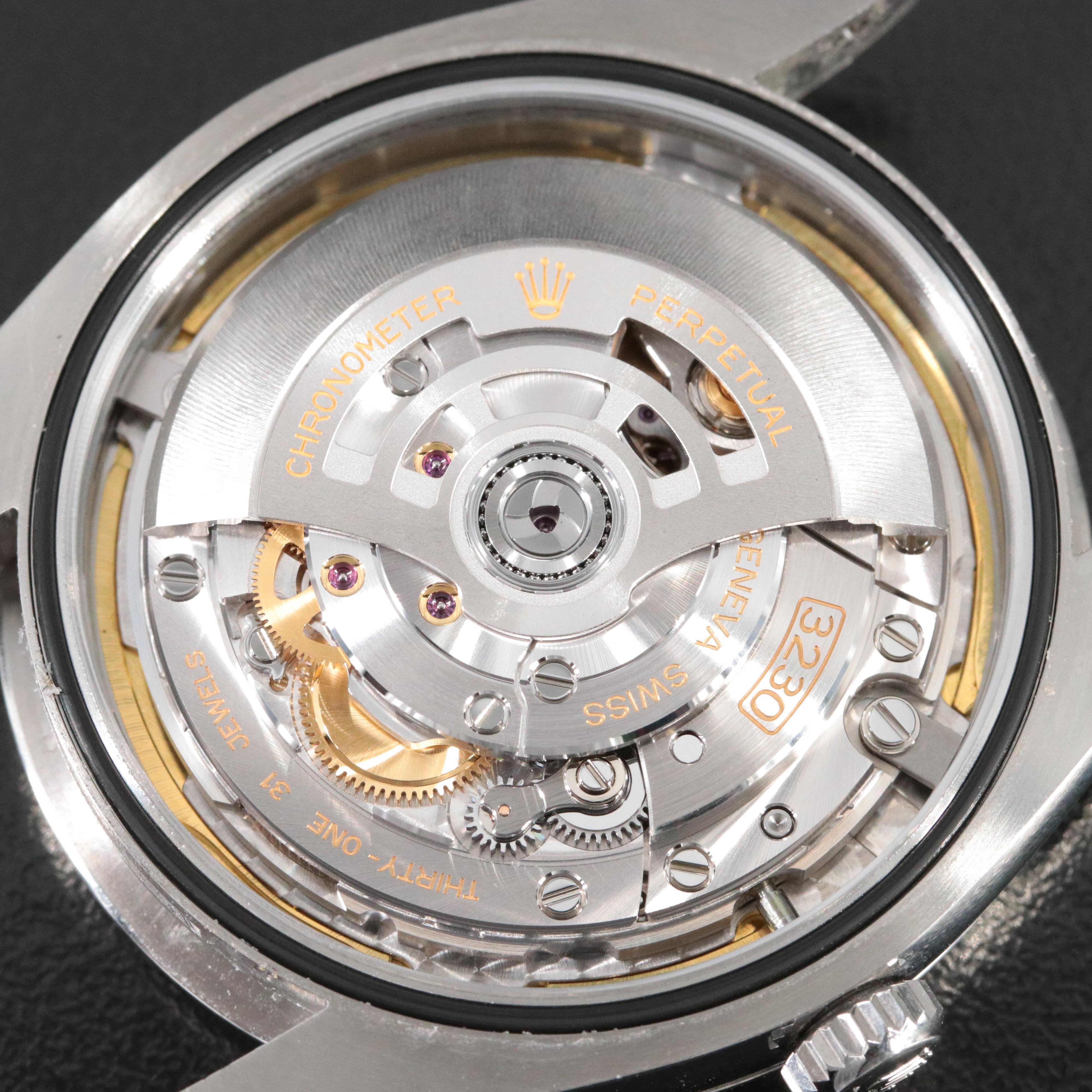 Rolex Oyster Perpetual 124300 Green Dial 41mm Steel Automatic Watch