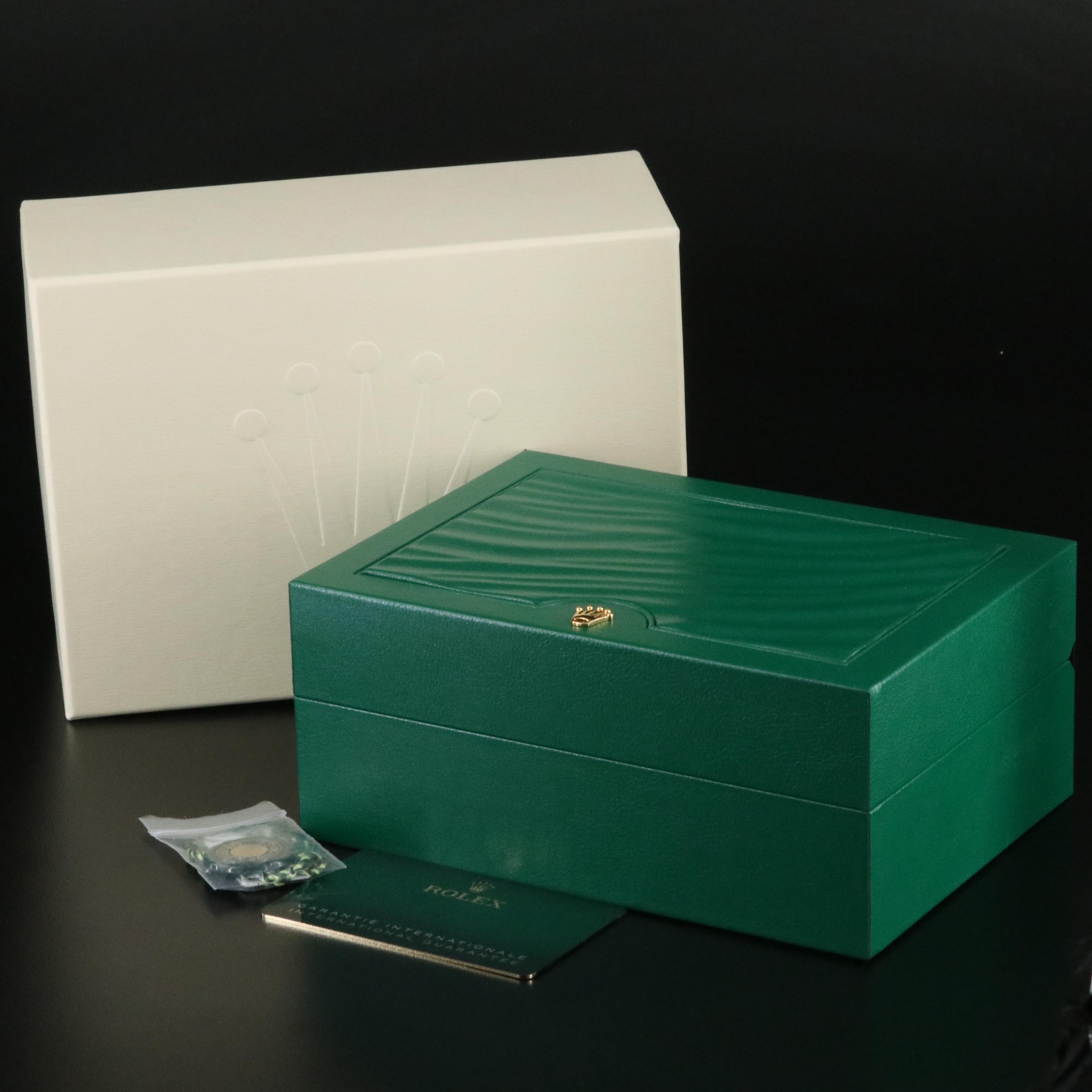 Rolex Oyster Perpetual 124300 Green Dial 41mm Steel Automatic Watch