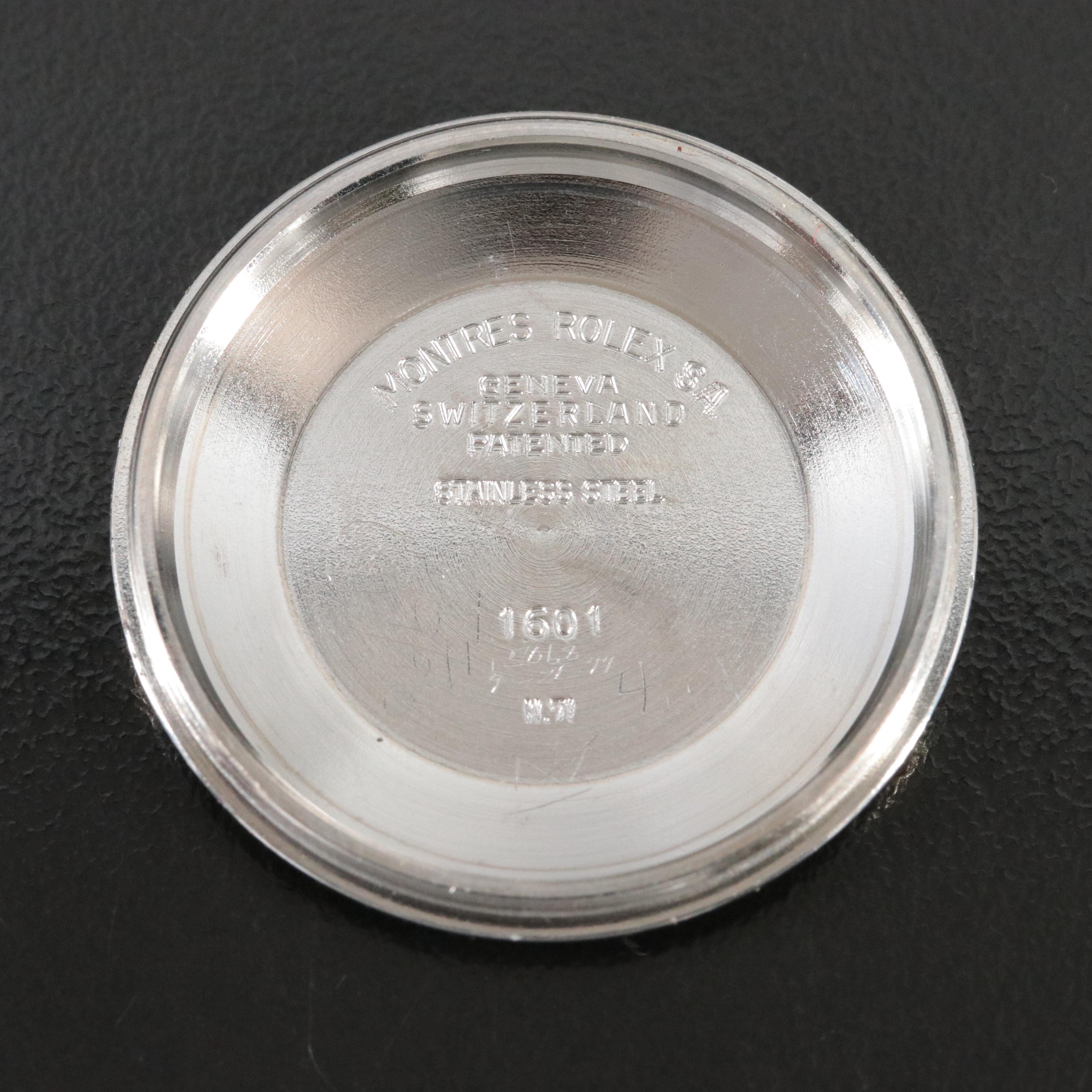 1971 Rolex Custom Diamond Dial Model 1601 Datejust Watch