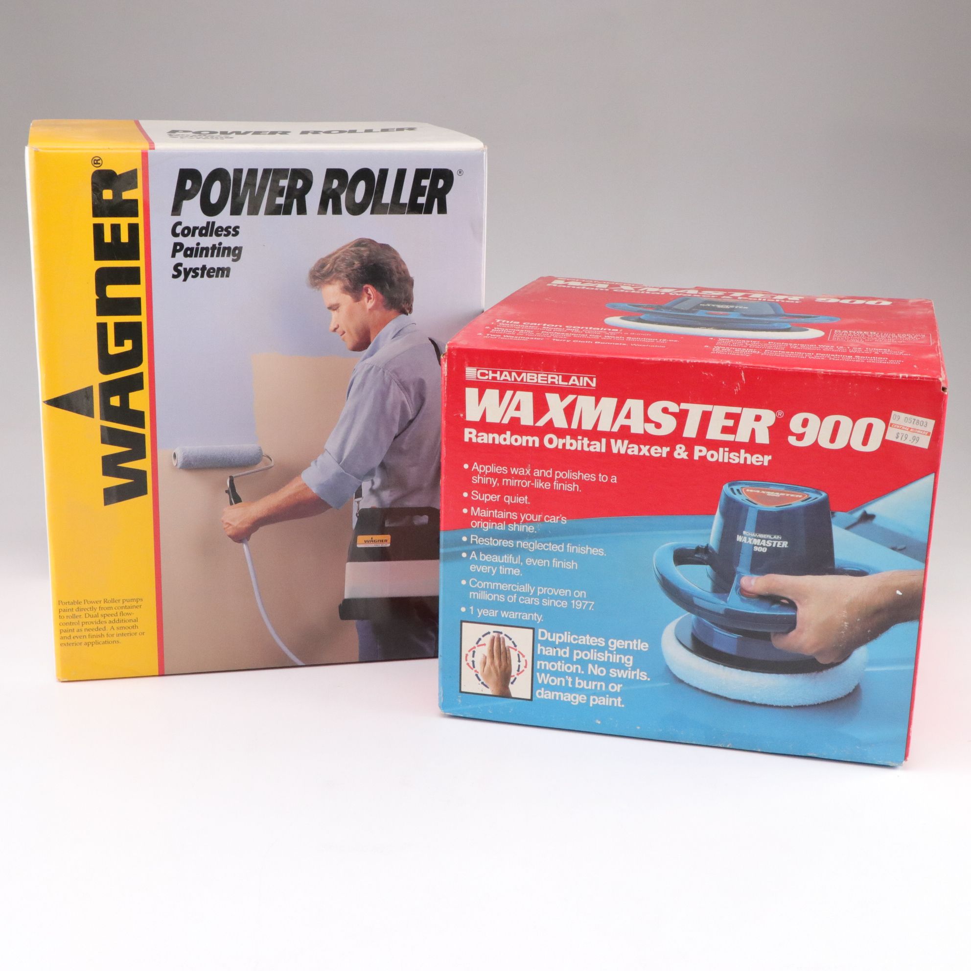 Wagner Painting Power Roller and Chamberlain Wax Master 900