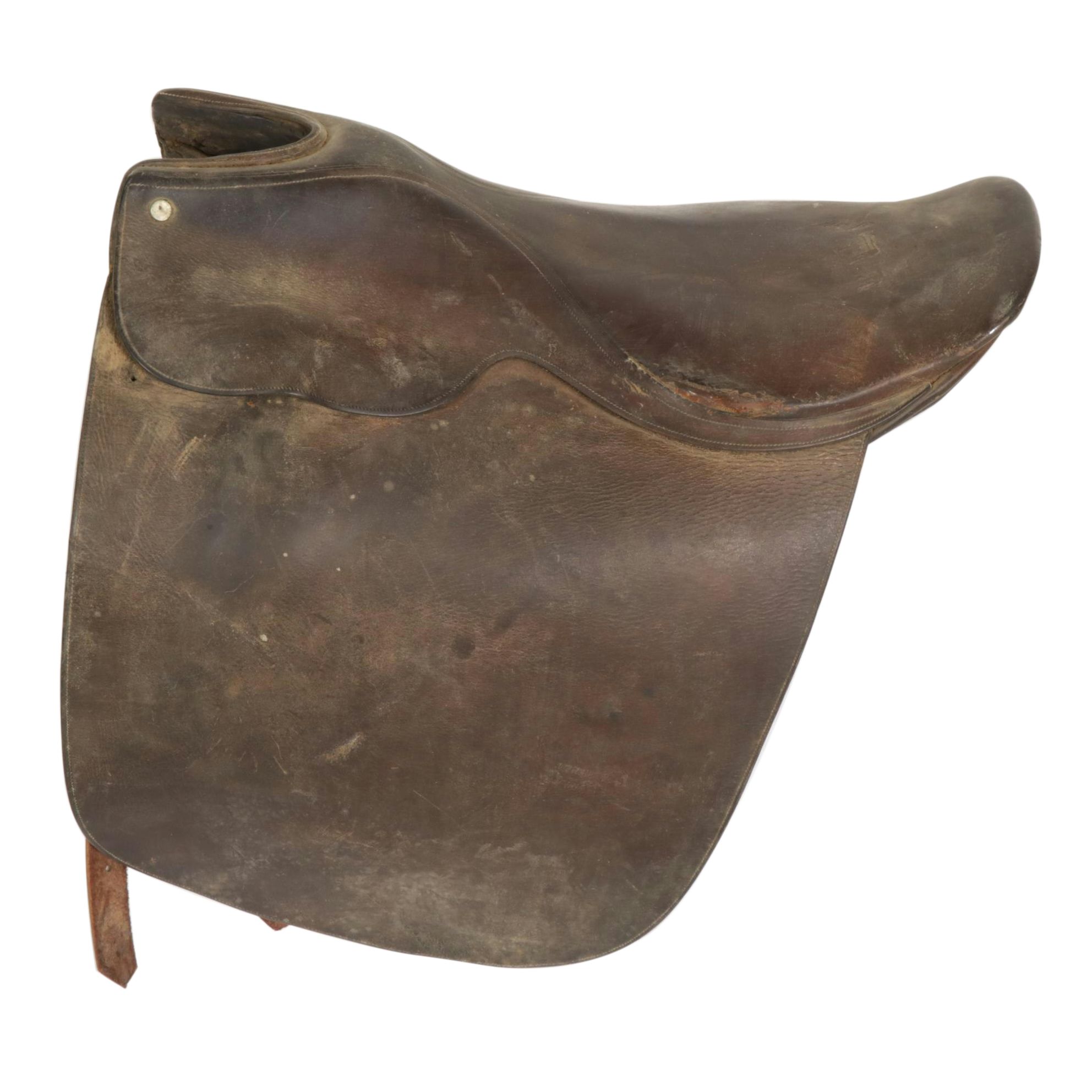 Crosby "Lane Fox" Leather English Cutback Saddle
