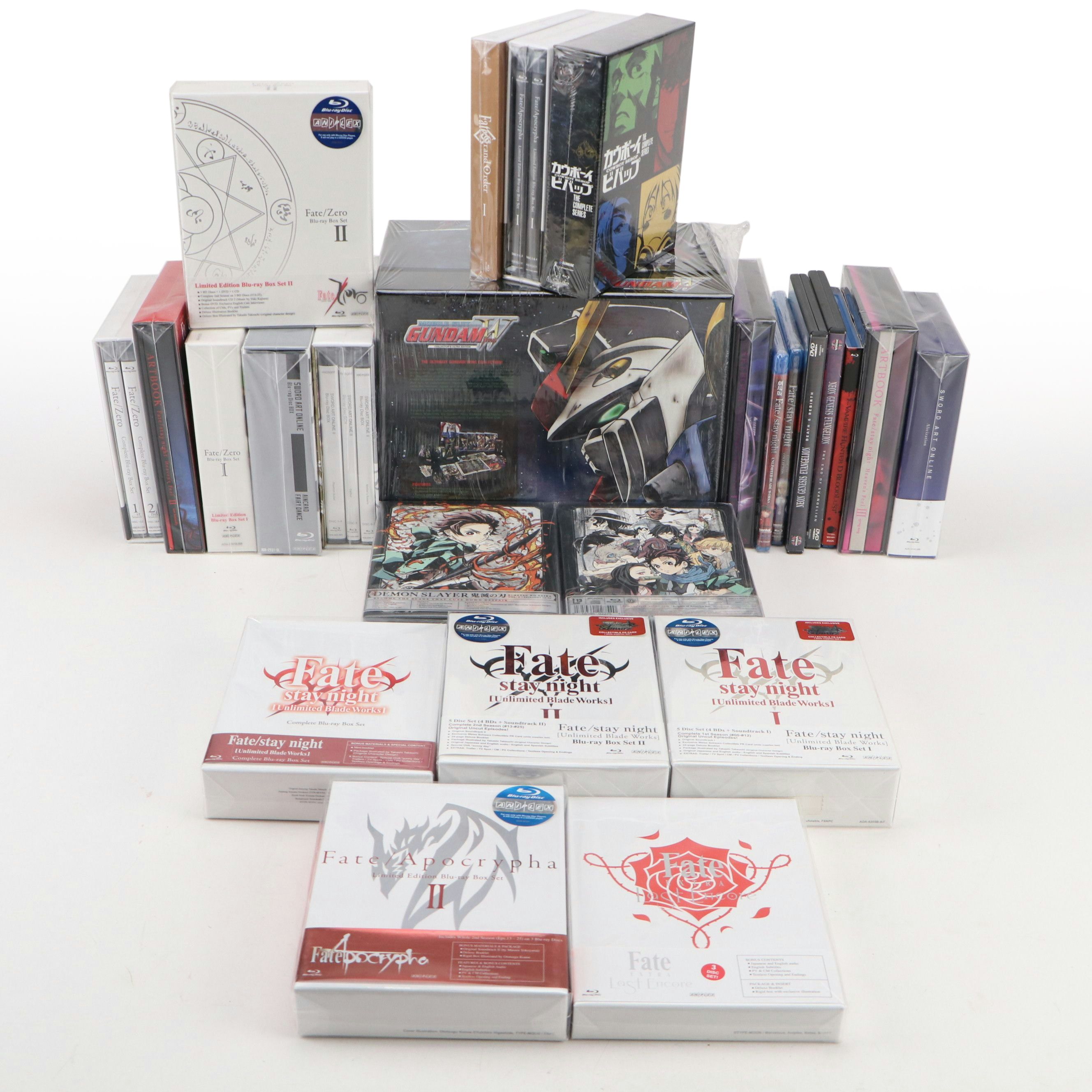 "Mobile Suit Gundam Wing," "Fate/Zero," "Demon Slayer," and More DVDs