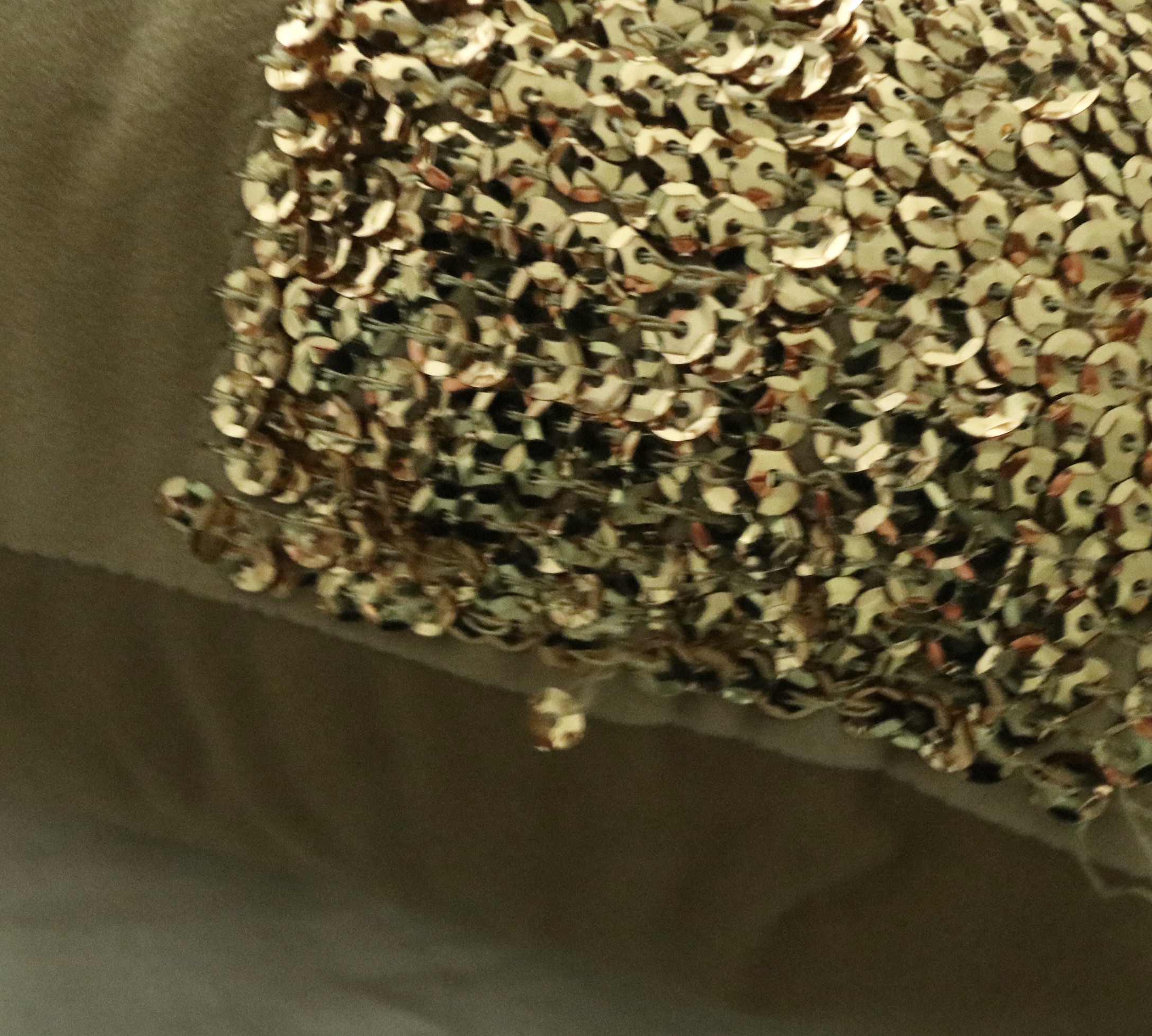 Marge Carson "Seville" Low Poster Iron Accent Bed and Michael Amini Bedding