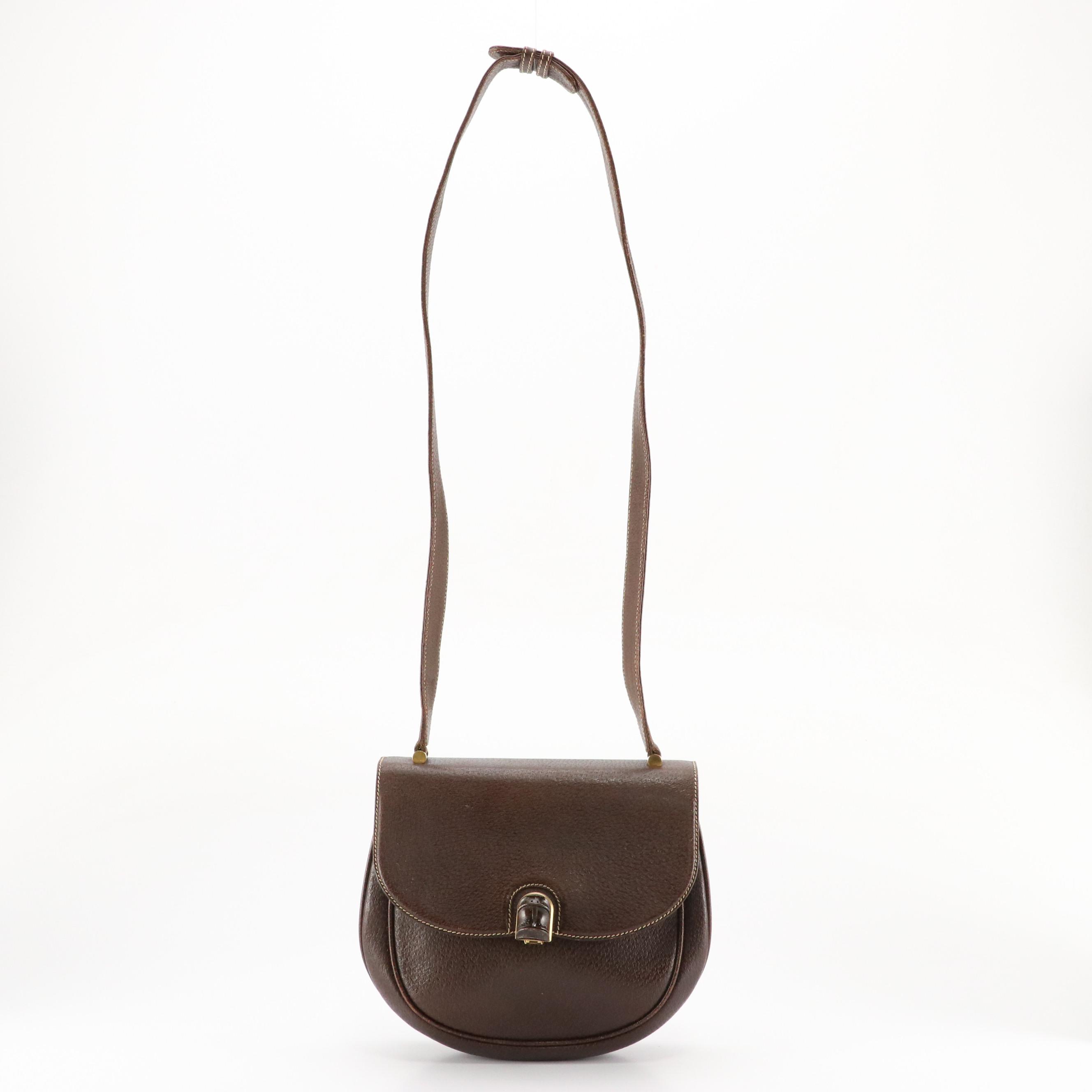 Gucci Bamboo Saddle Bag in Cinghiale Leather