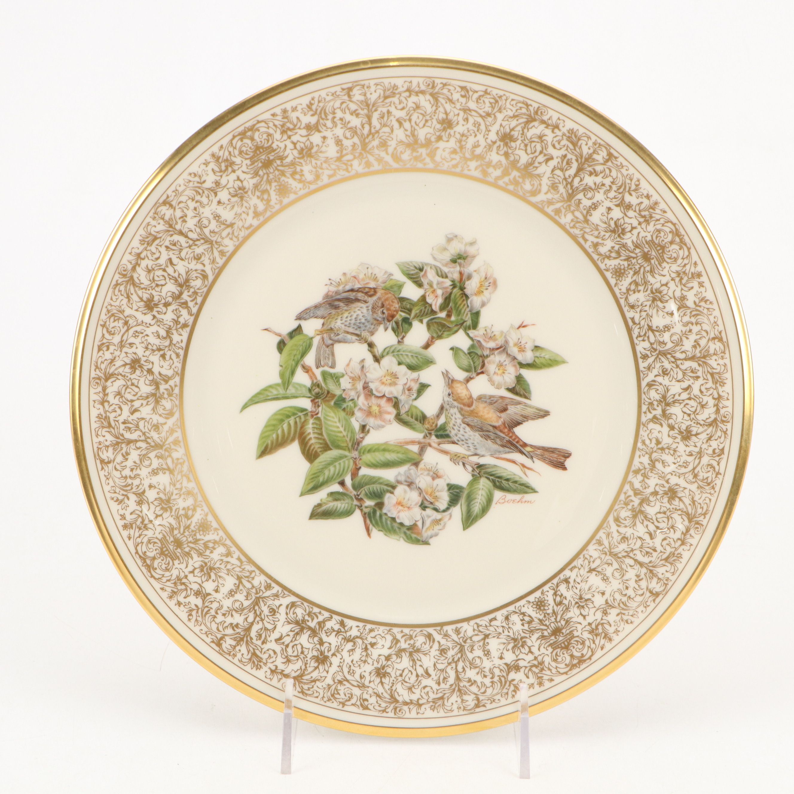 Lenox "Boehm Birds" Collector Plates After Edward Marshall Boehm, 1970–1973
