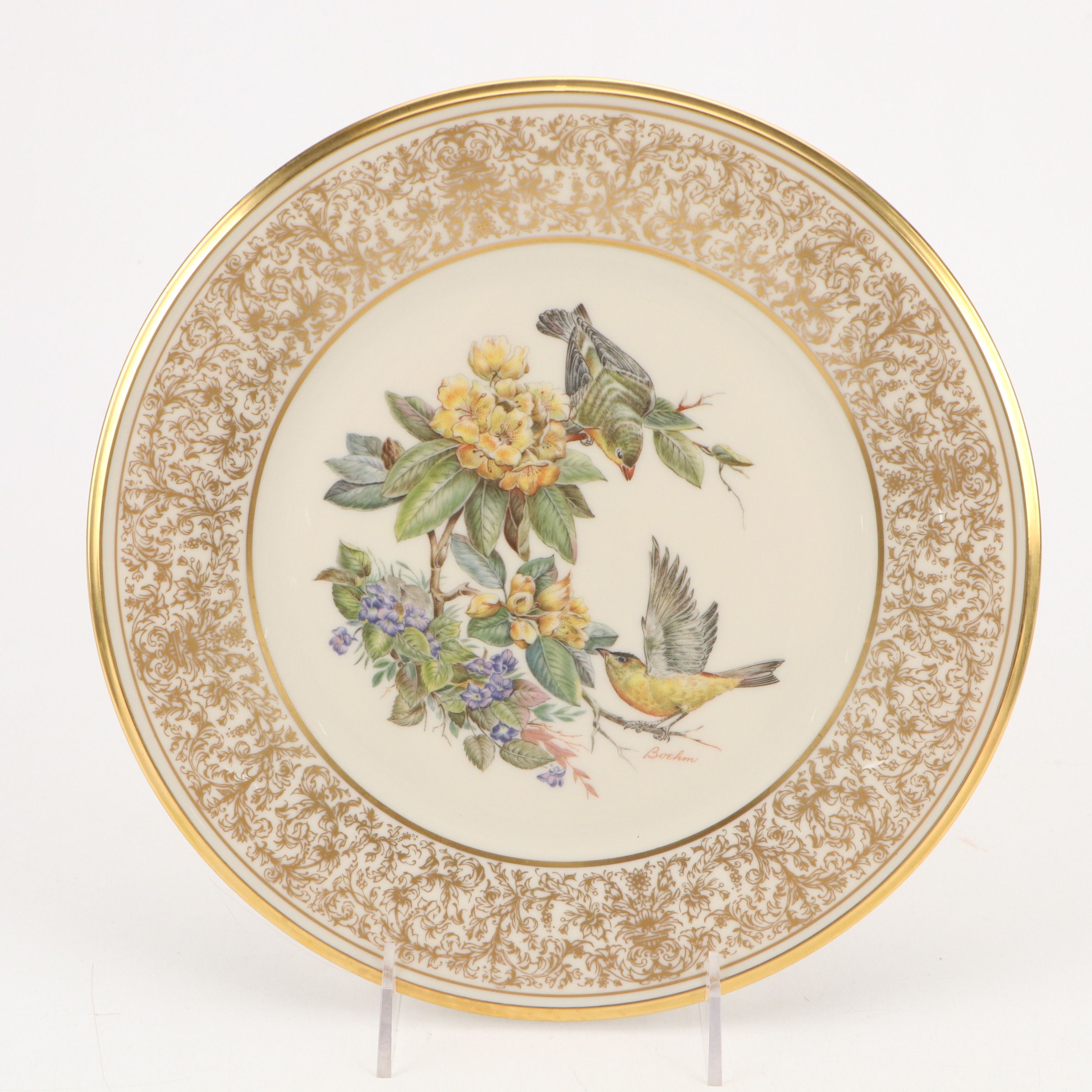 Lenox "Boehm Birds" Collector Plates After Edward Marshall Boehm, 1970–1973
