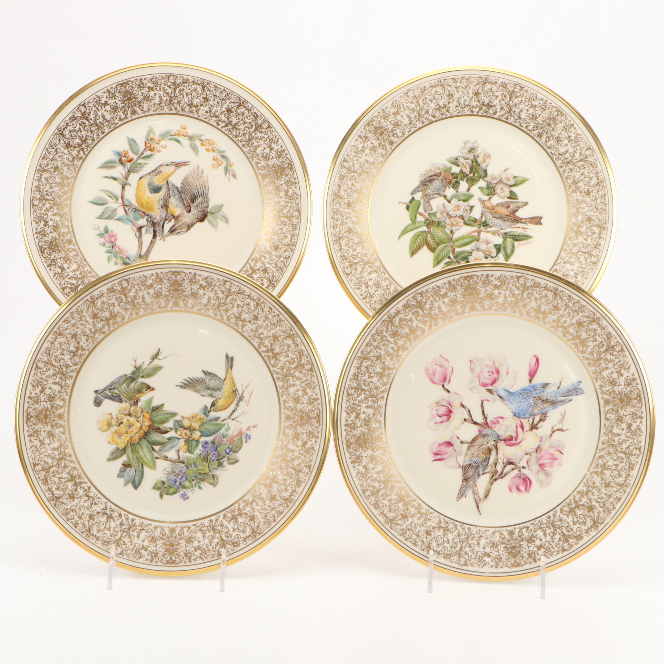 Lenox "Boehm Birds" Collector Plates After Edward Marshall Boehm, 1970–1973