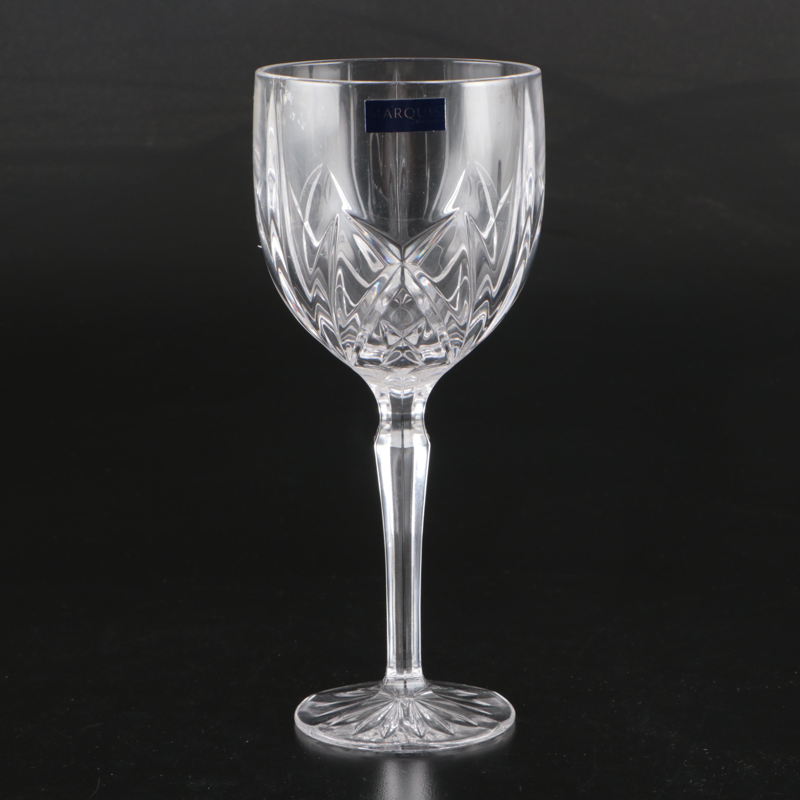Marquis by Waterford Crystal Water Goblets and Old Fashioned Glasses