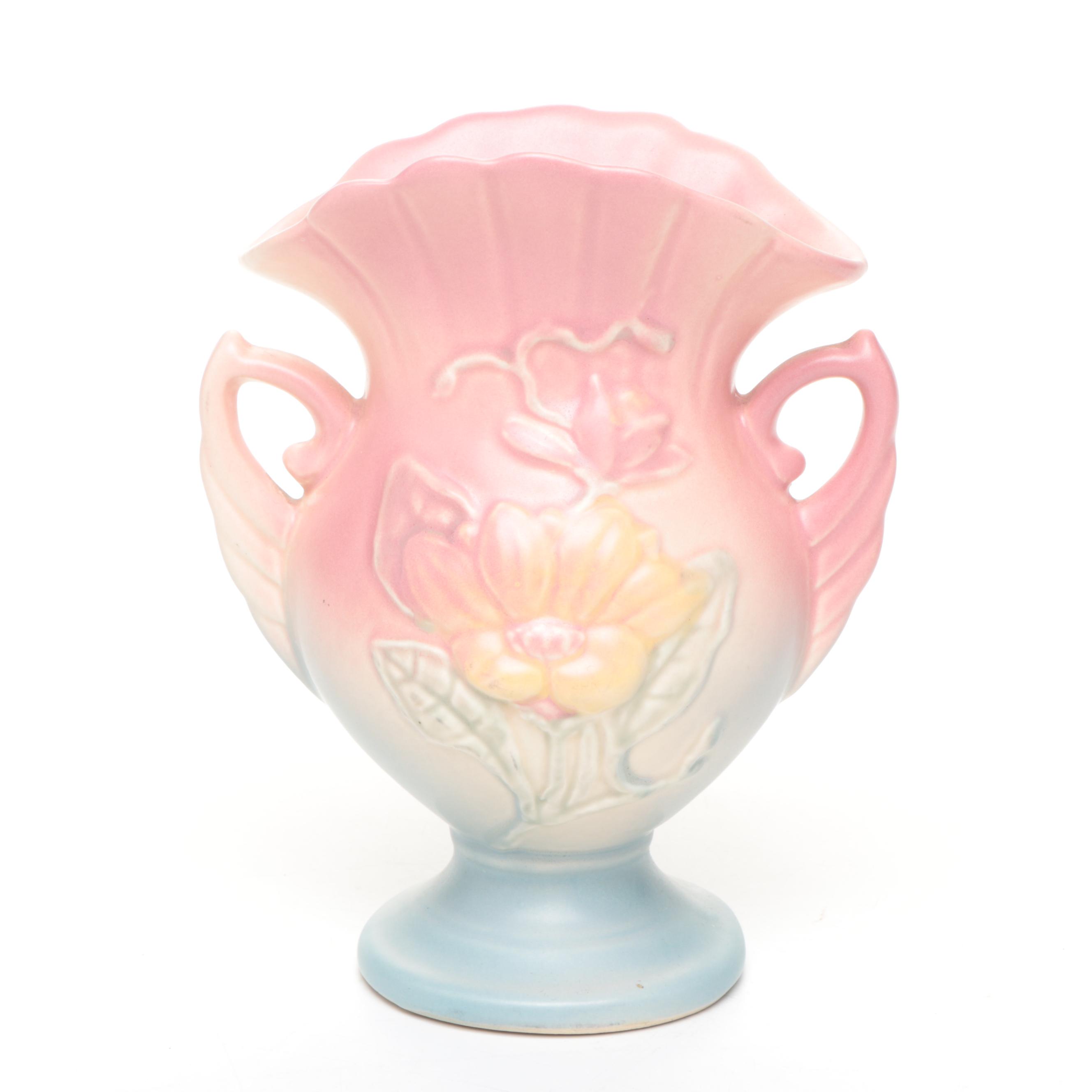 Hull "Magnolia" and More Ceramic Vases and Pair of Candlesticks