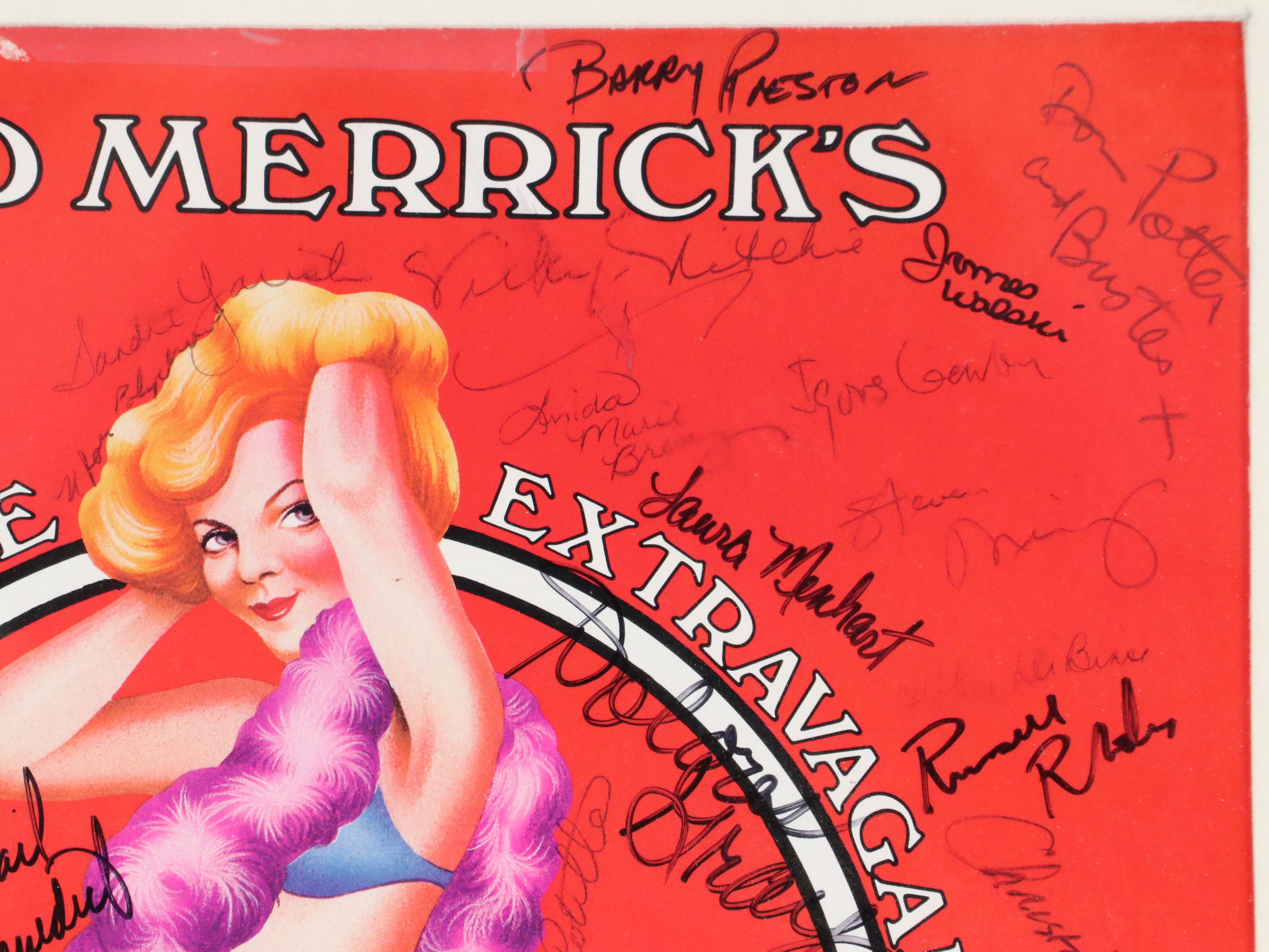 Cast Signed "42nd Street" Theatre Poster