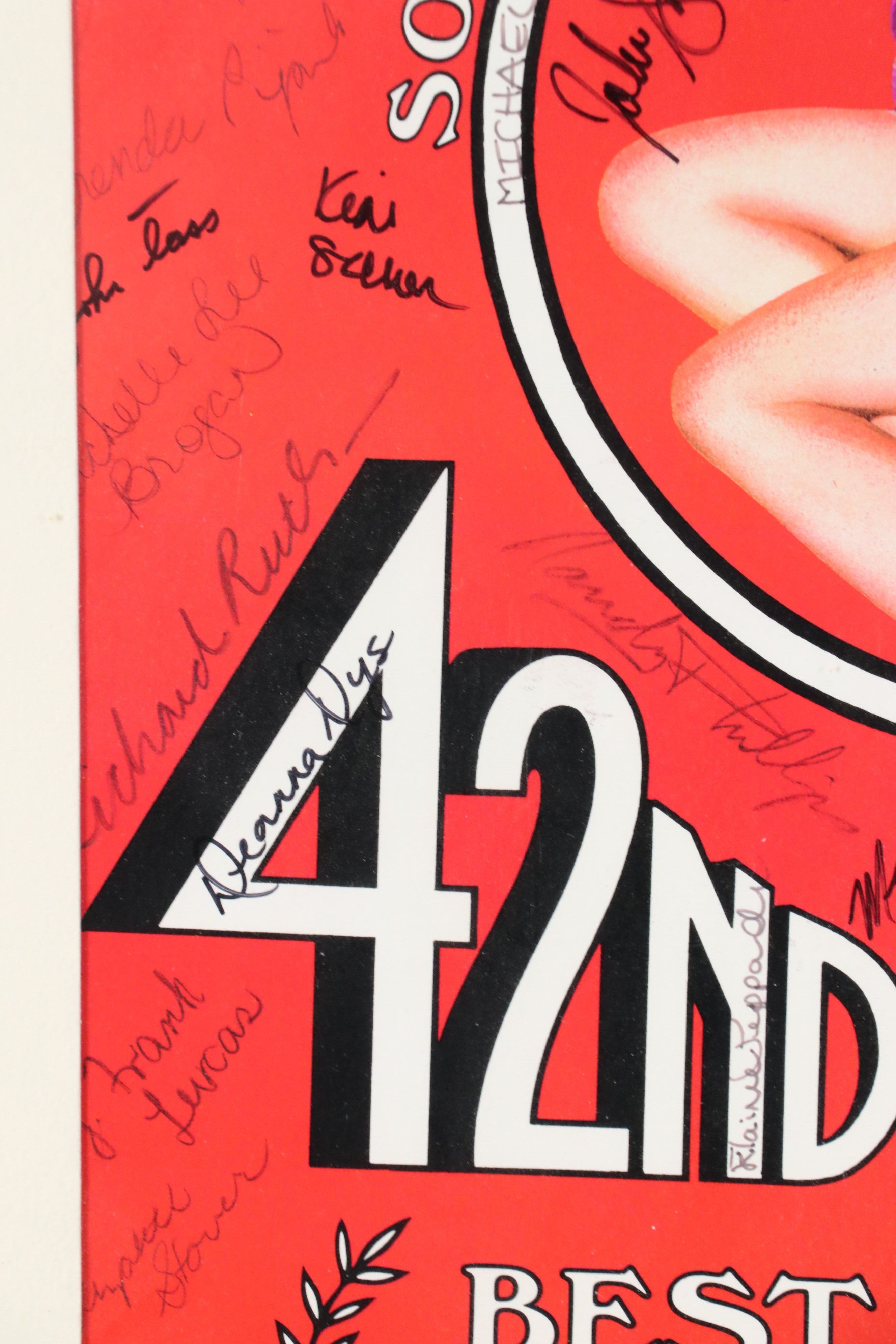 Cast Signed "42nd Street" Theatre Poster