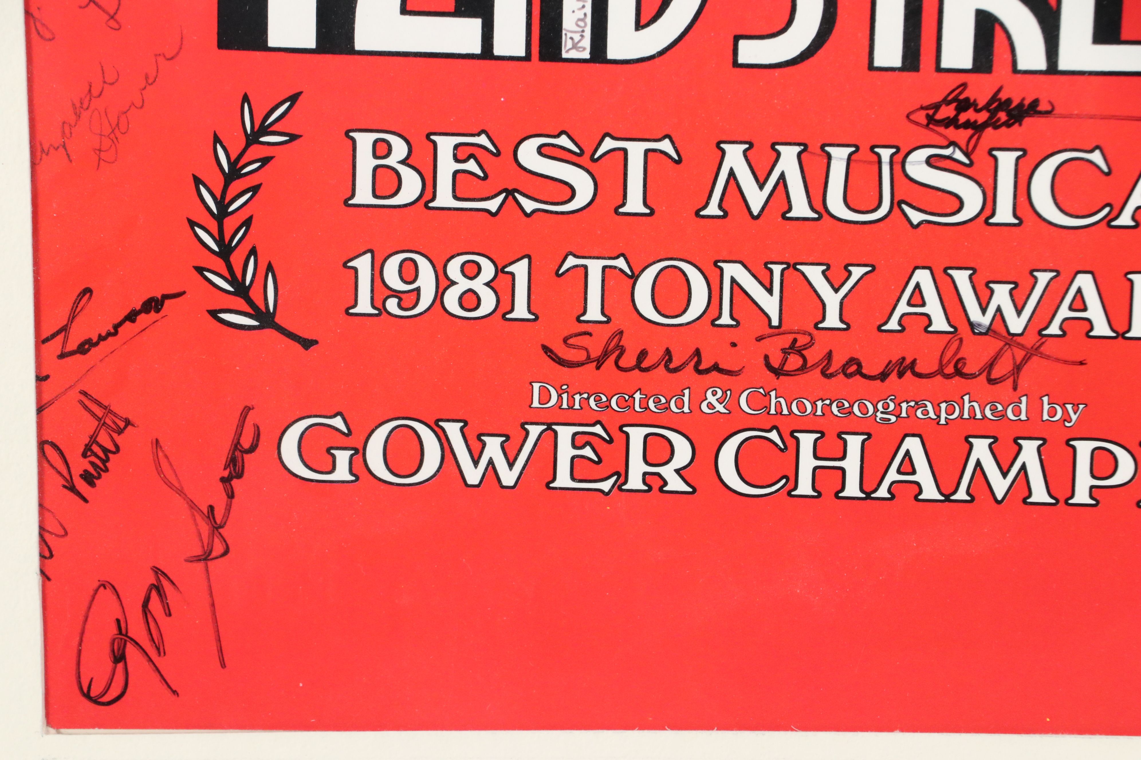 Cast Signed "42nd Street" Theatre Poster