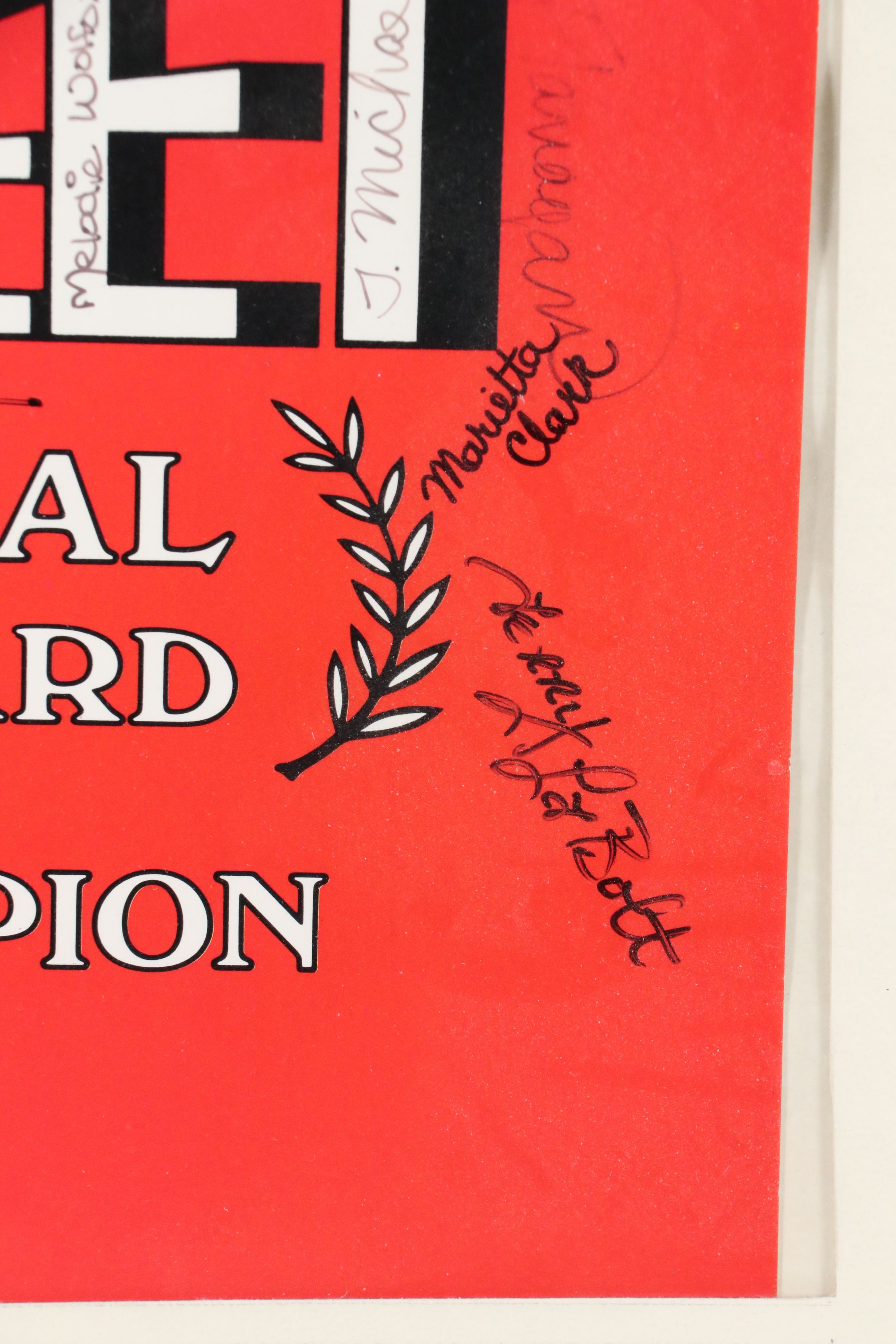 Cast Signed "42nd Street" Theatre Poster