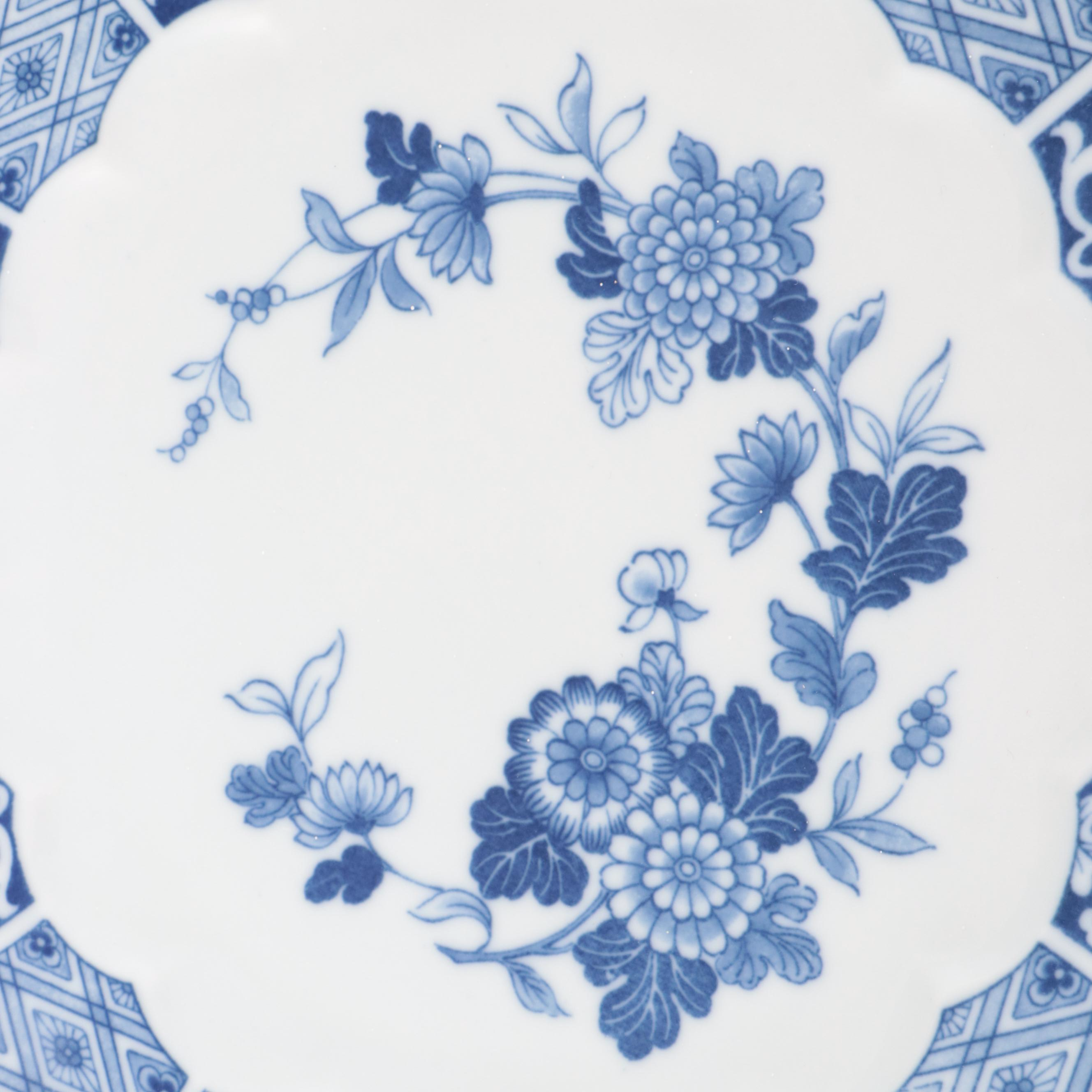 Japanese "Blue Imari" Porcelain Plate