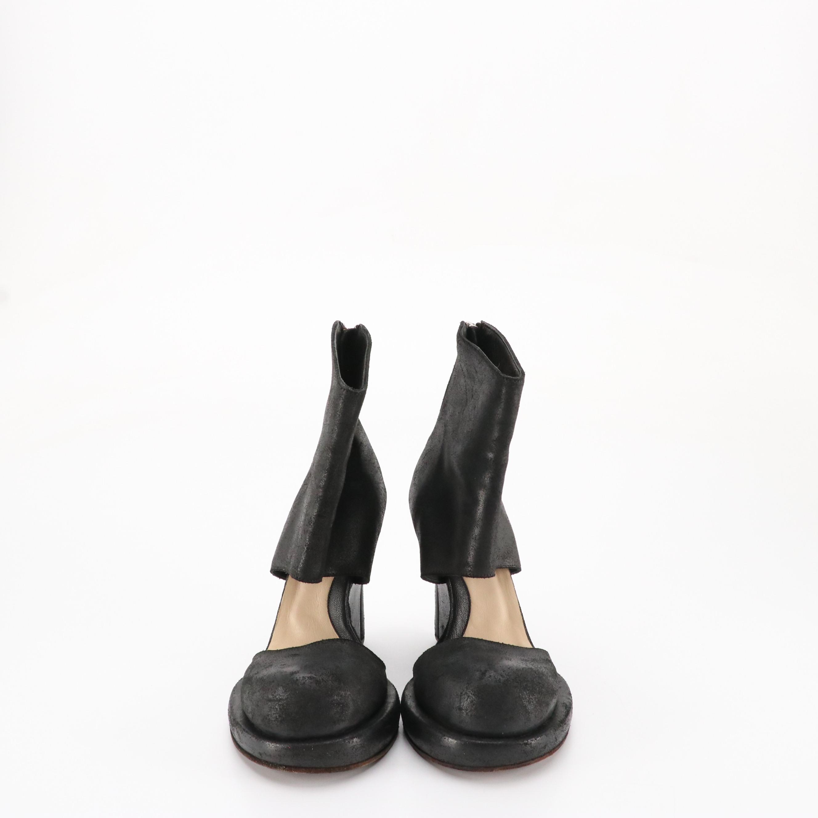 Charlotte Olympia Platform Stiletto Over-the Knee Sock Boots & Horal Wedge Boots