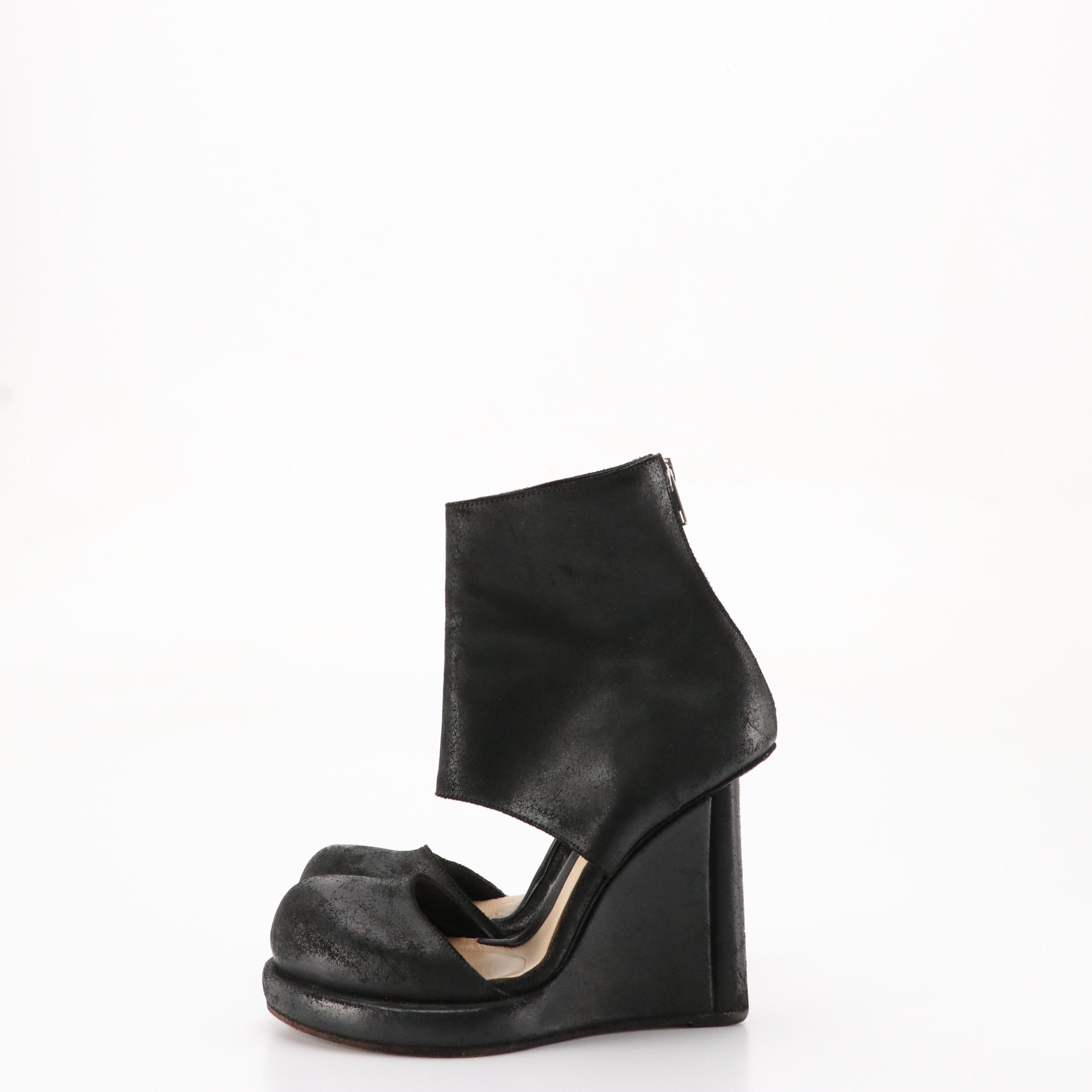 Charlotte Olympia Platform Stiletto Over-the Knee Sock Boots & Horal Wedge Boots