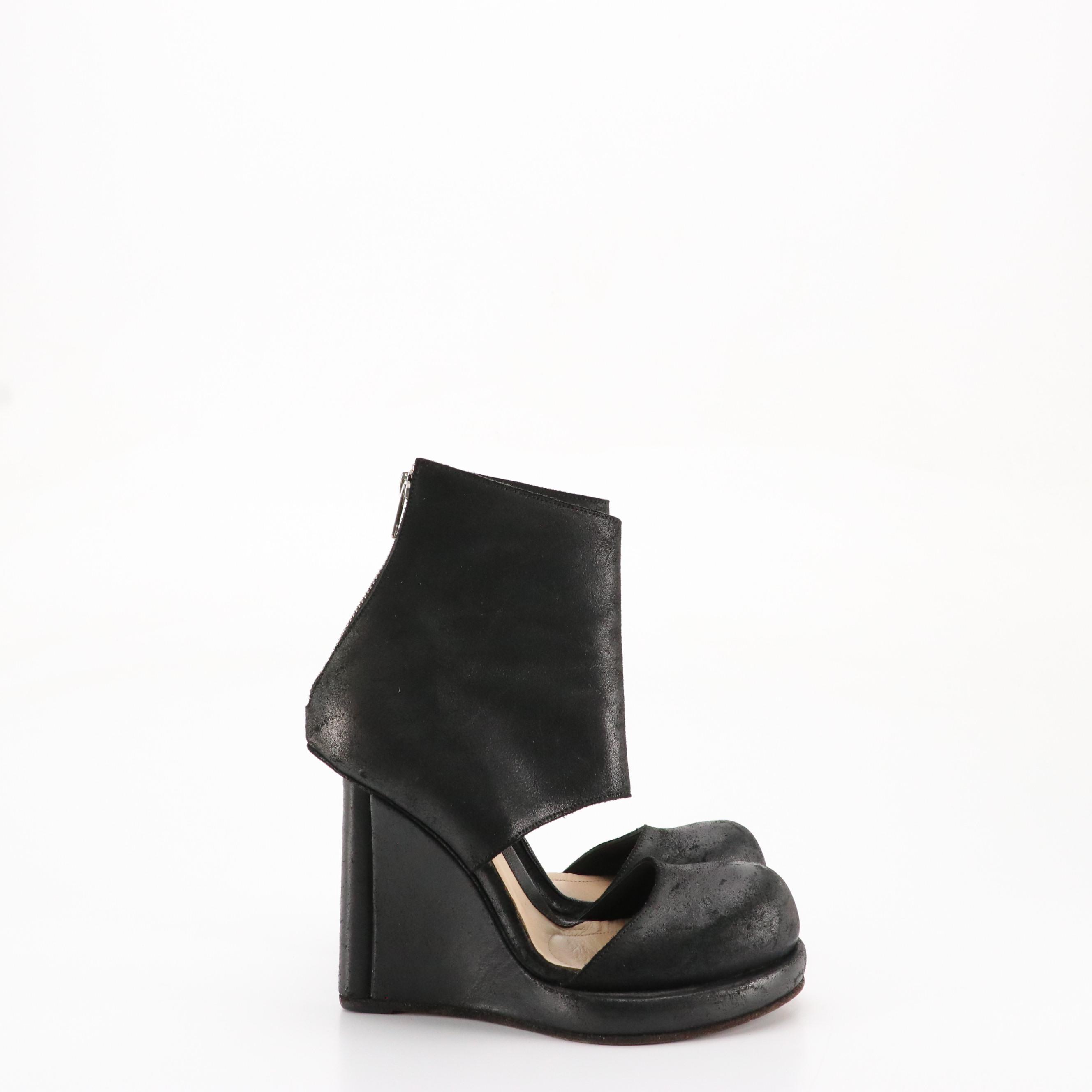 Charlotte Olympia Platform Stiletto Over-the Knee Sock Boots & Horal Wedge Boots