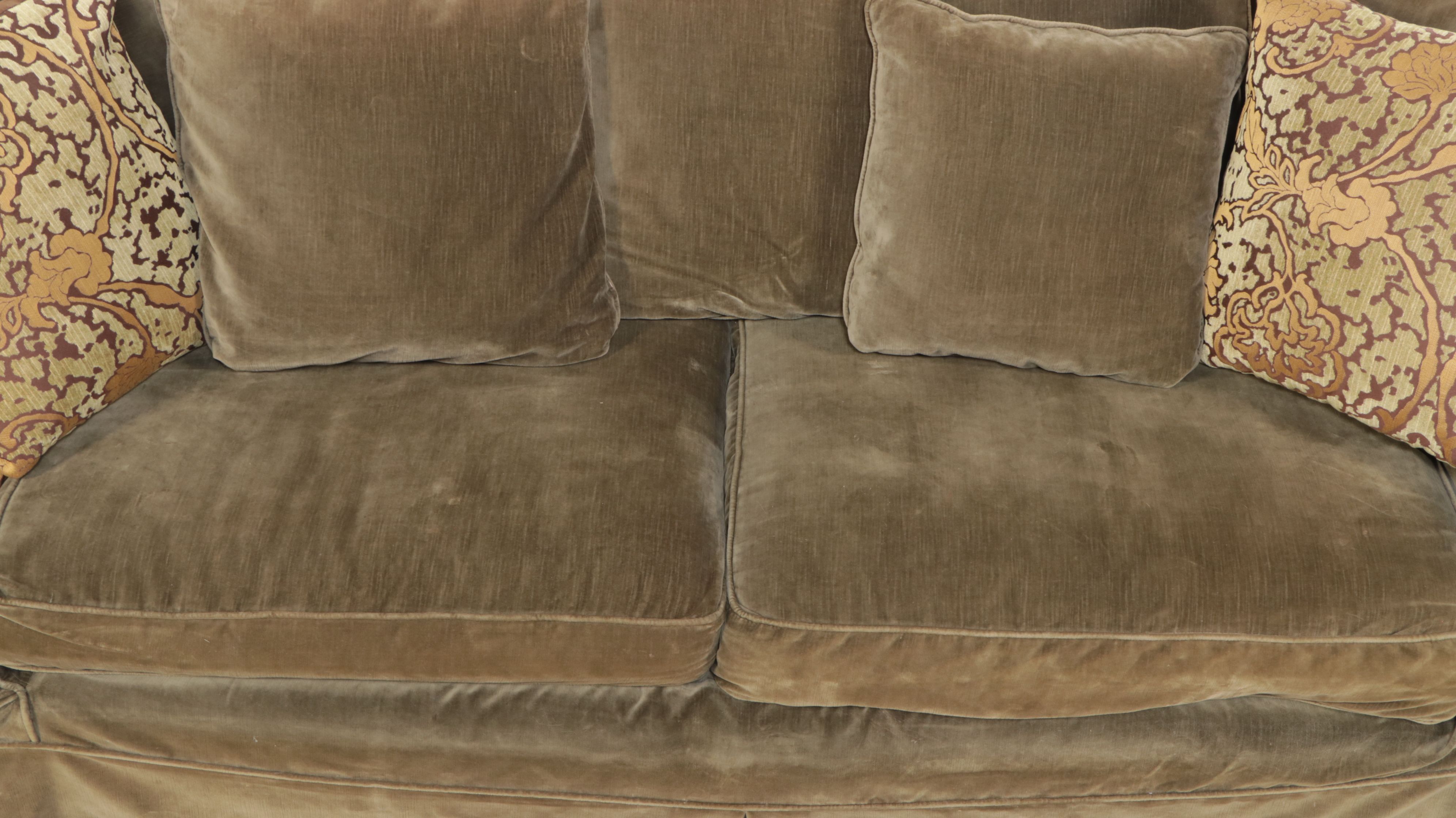 Cannes Moss Upholstered Sofa