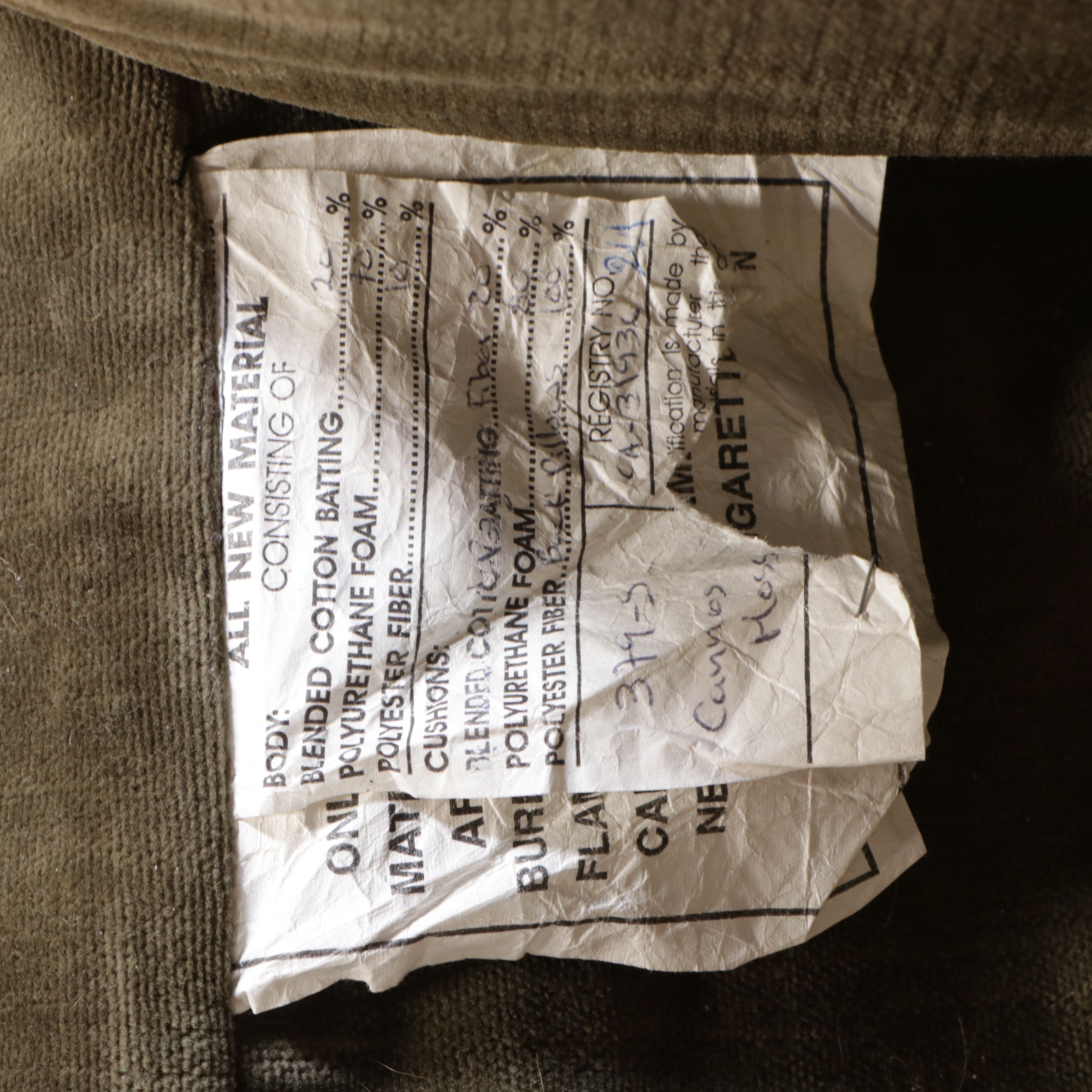 Cannes Moss Upholstered Sofa