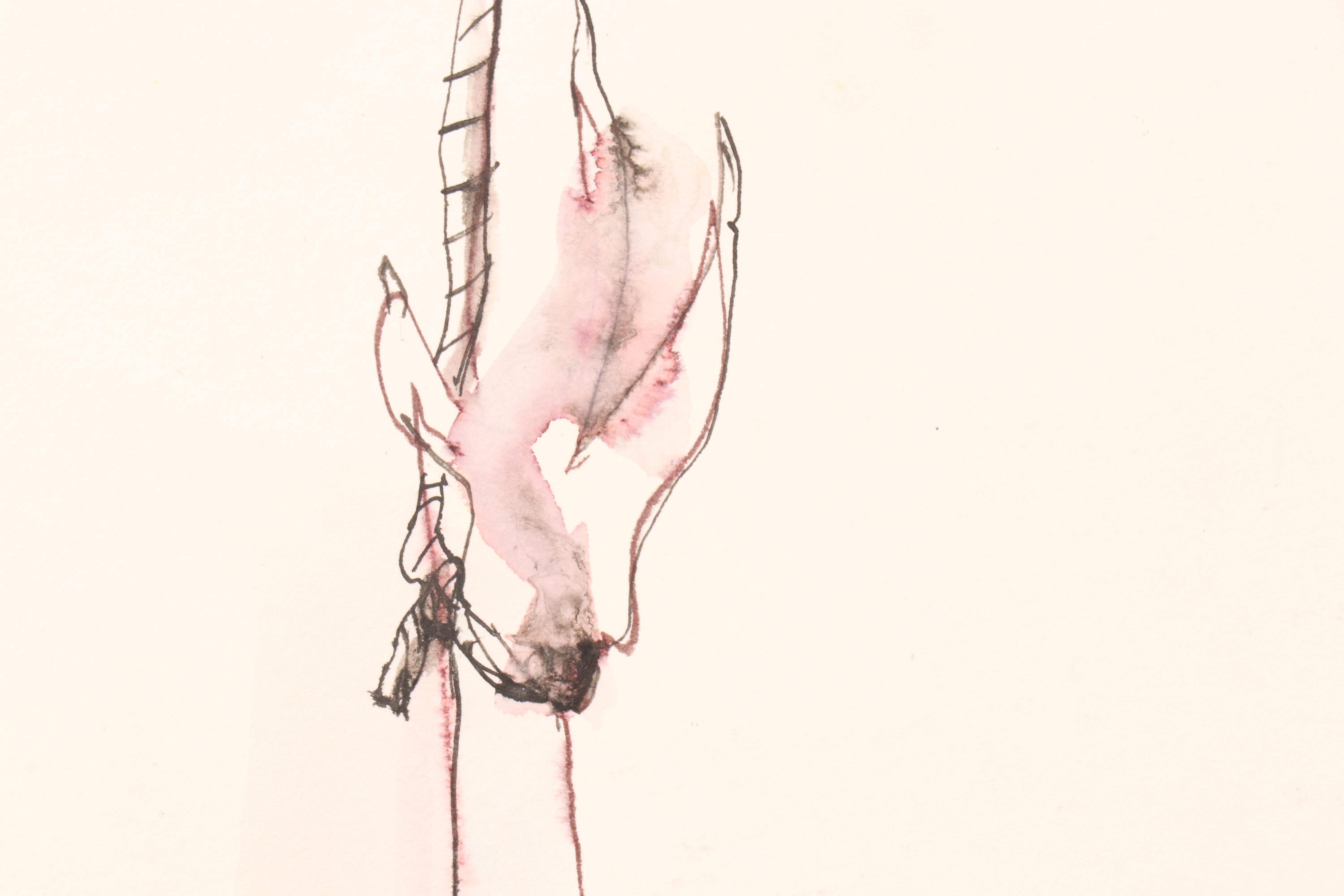 James Bruch Ink and Watercolor Drawings "The Concentration Camp Doctors," 1964