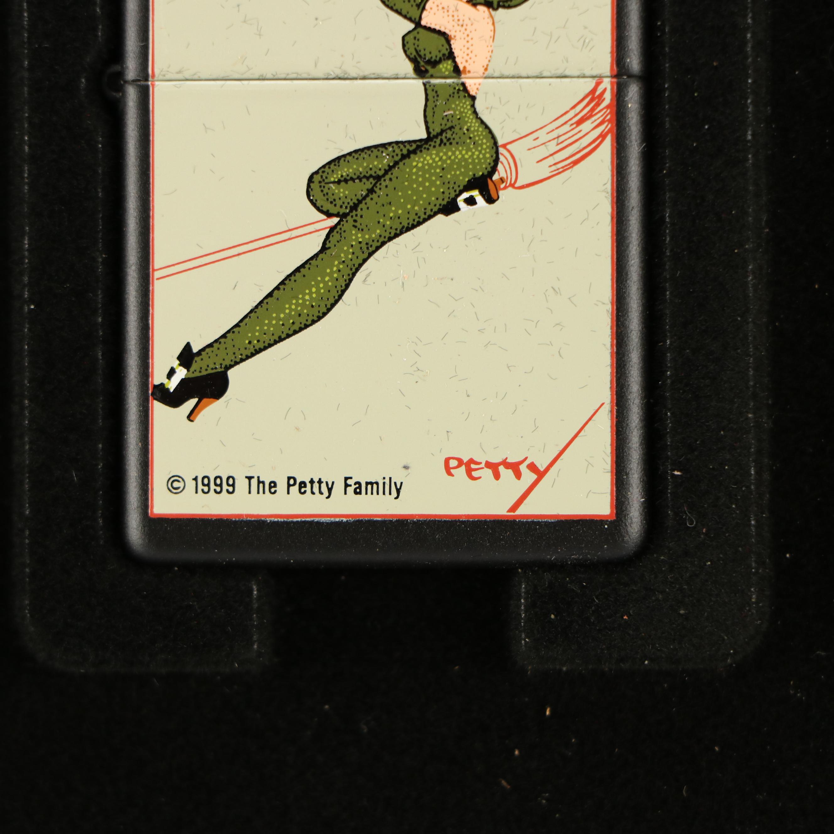 Limited Edition "Petty Girl" and Other Collector and Novelty Zippo Lighters