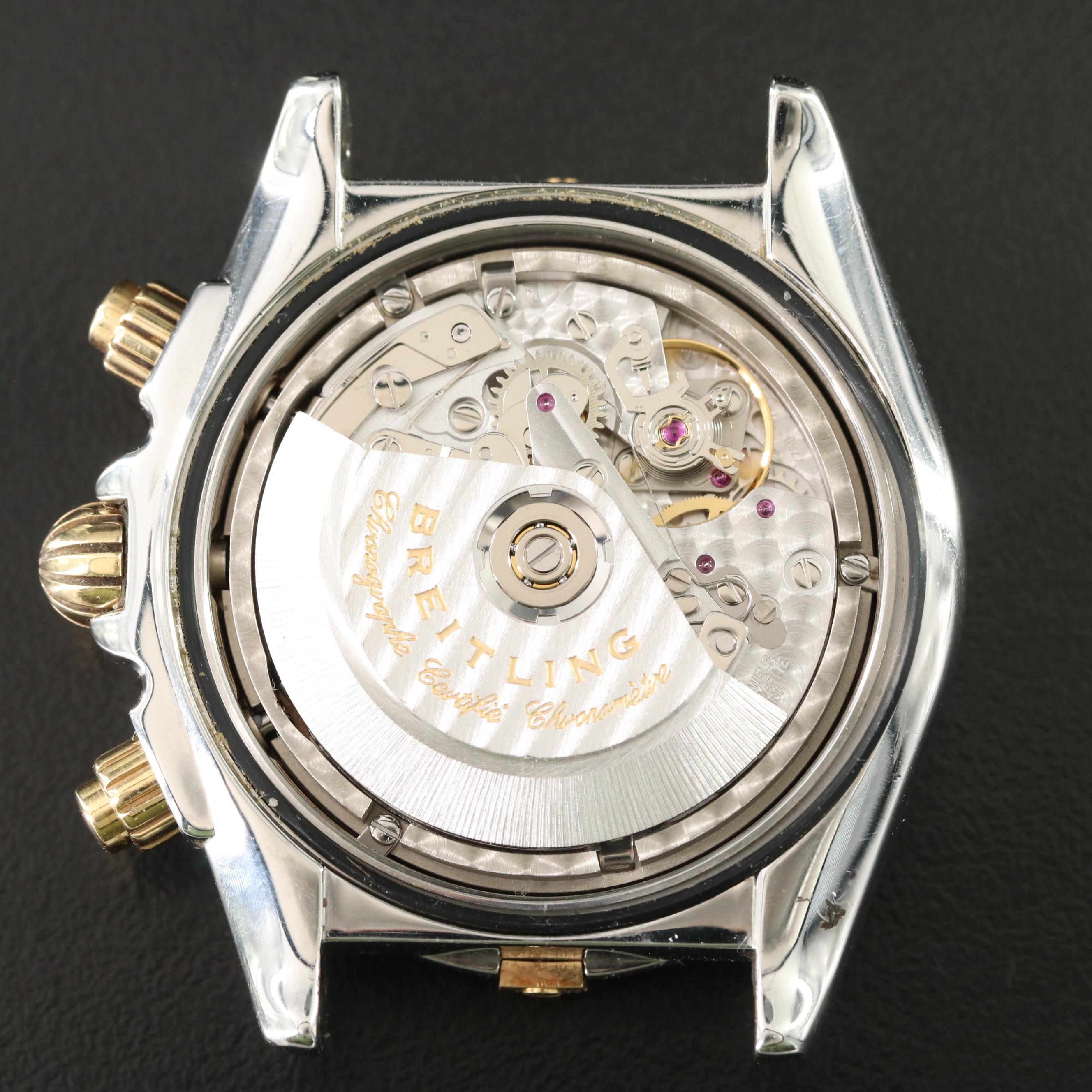 Breitling Chronomat Evolution Custom Diamond 18K and Stainless Steel Watch