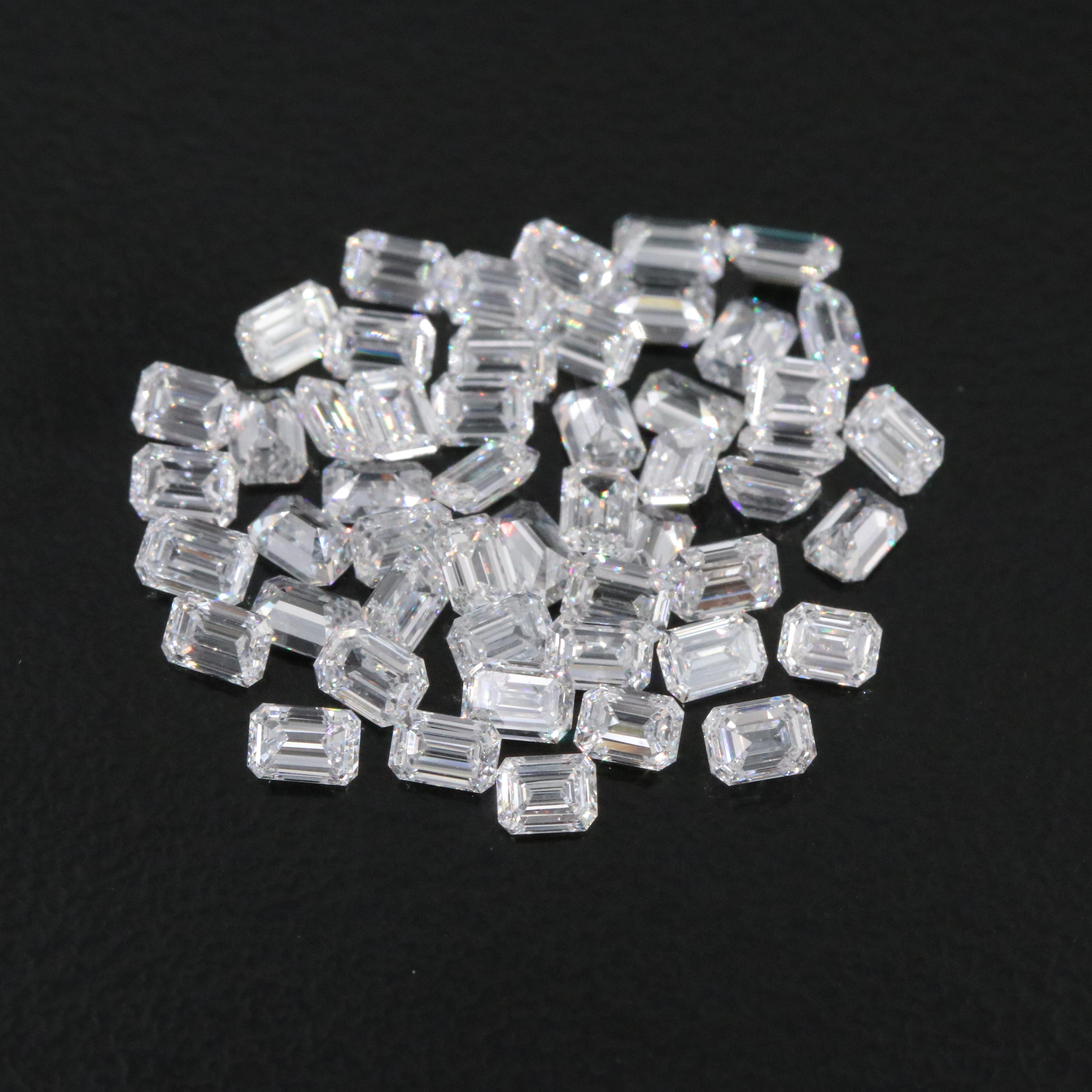 Loose 5.12 CTW Lab Grown Diamonds