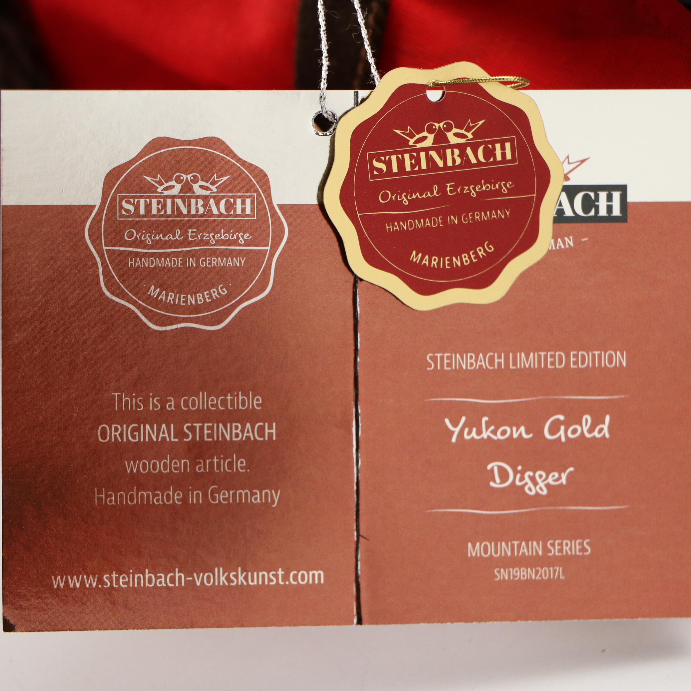 Steinbach Limited Edition "Yukon Gold Digger" Wooden Nutcracker