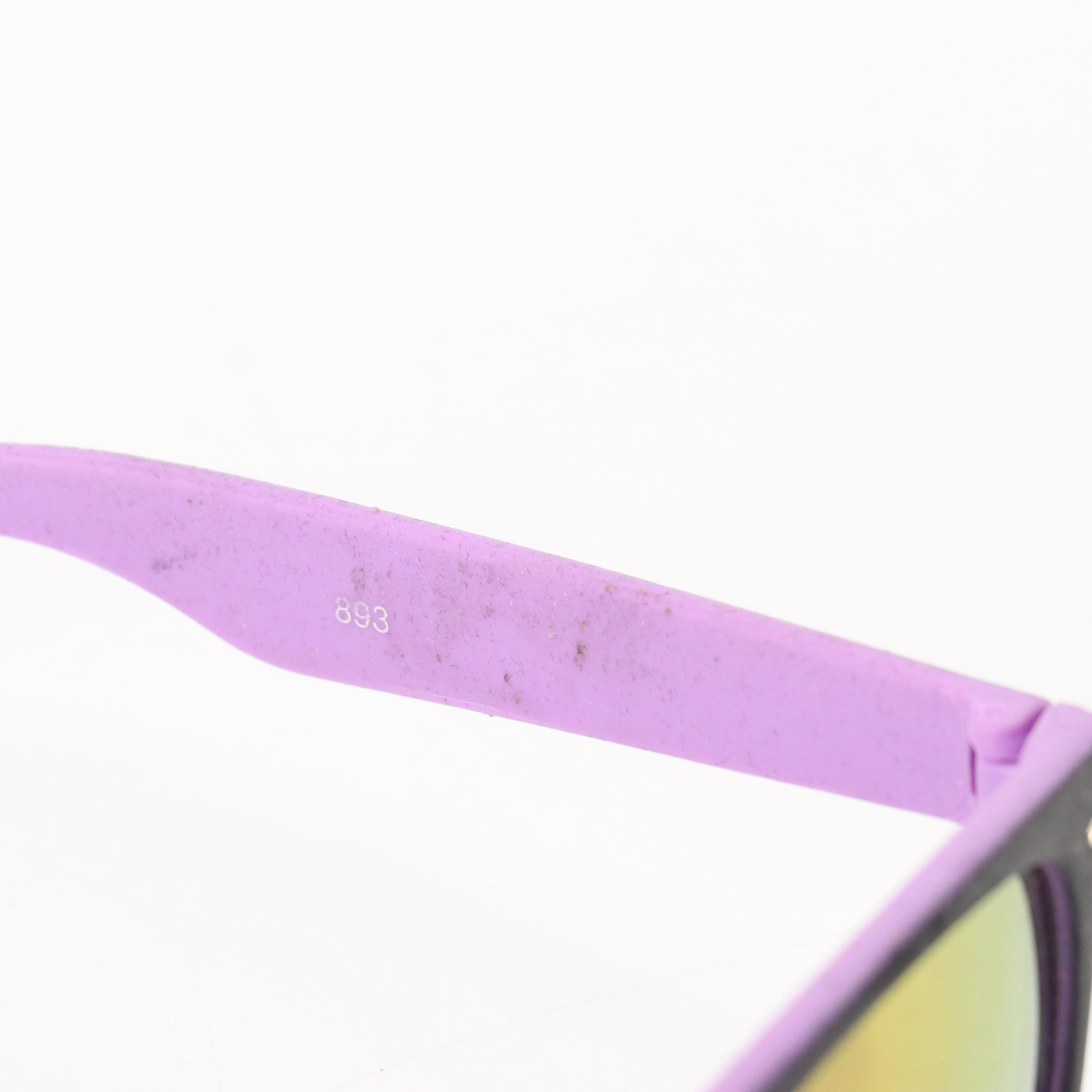 Ray-Ban Wayfarer Sunglasses in Black/Purple, With Case