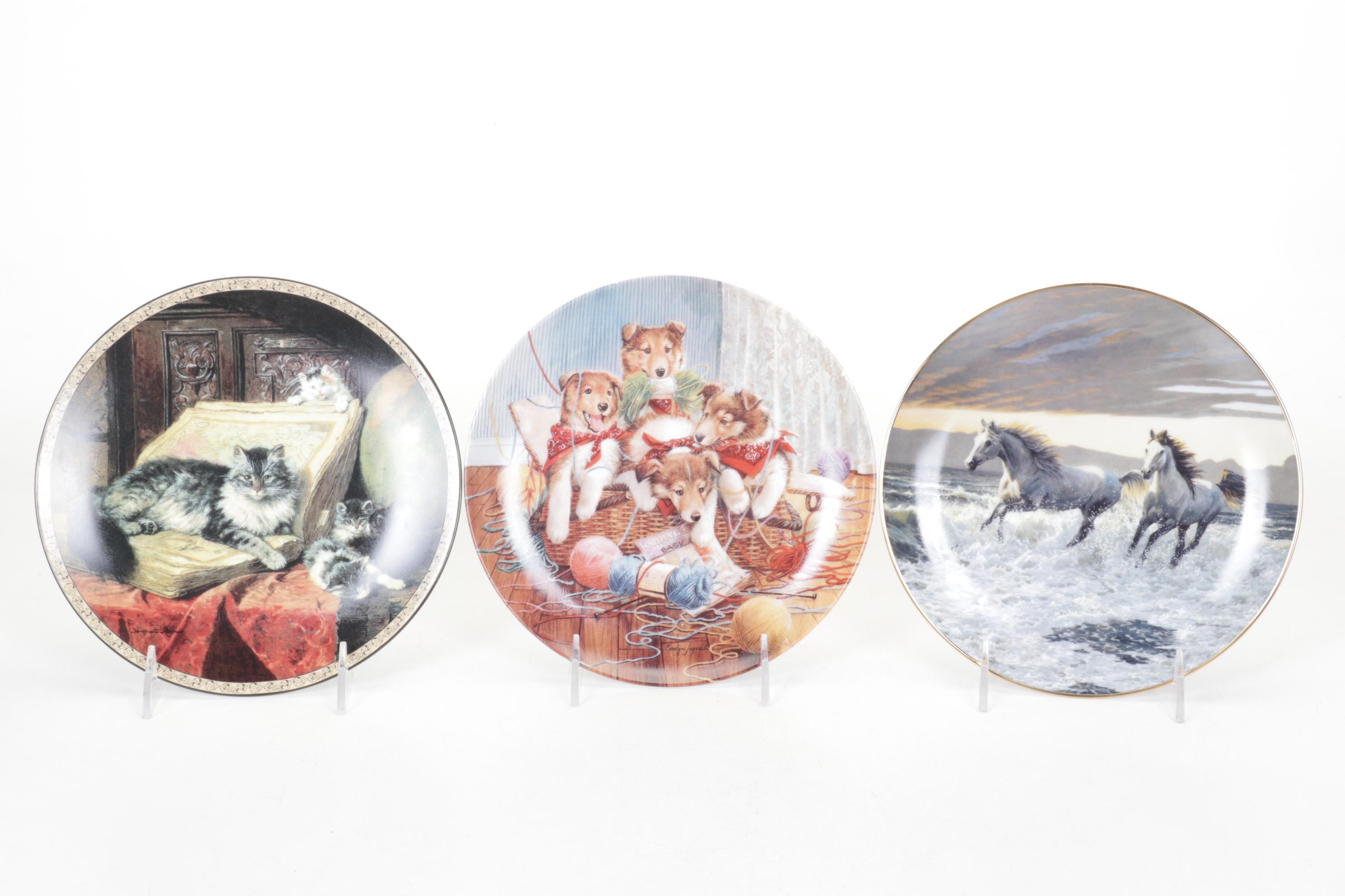 The Bradford Exchange W. S. George Porcelain Collector Plates