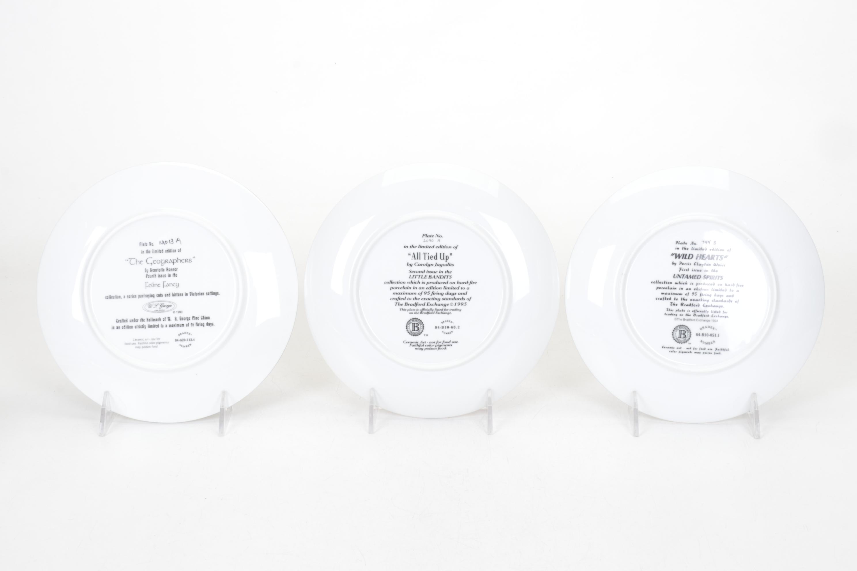 The Bradford Exchange W. S. George Porcelain Collector Plates